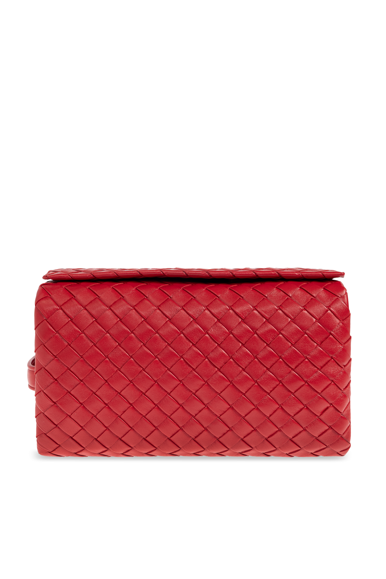 Bottega Veneta Skórzana Torba Do Ręki  `Small Cubo`, Mężczyźni, Czerwony