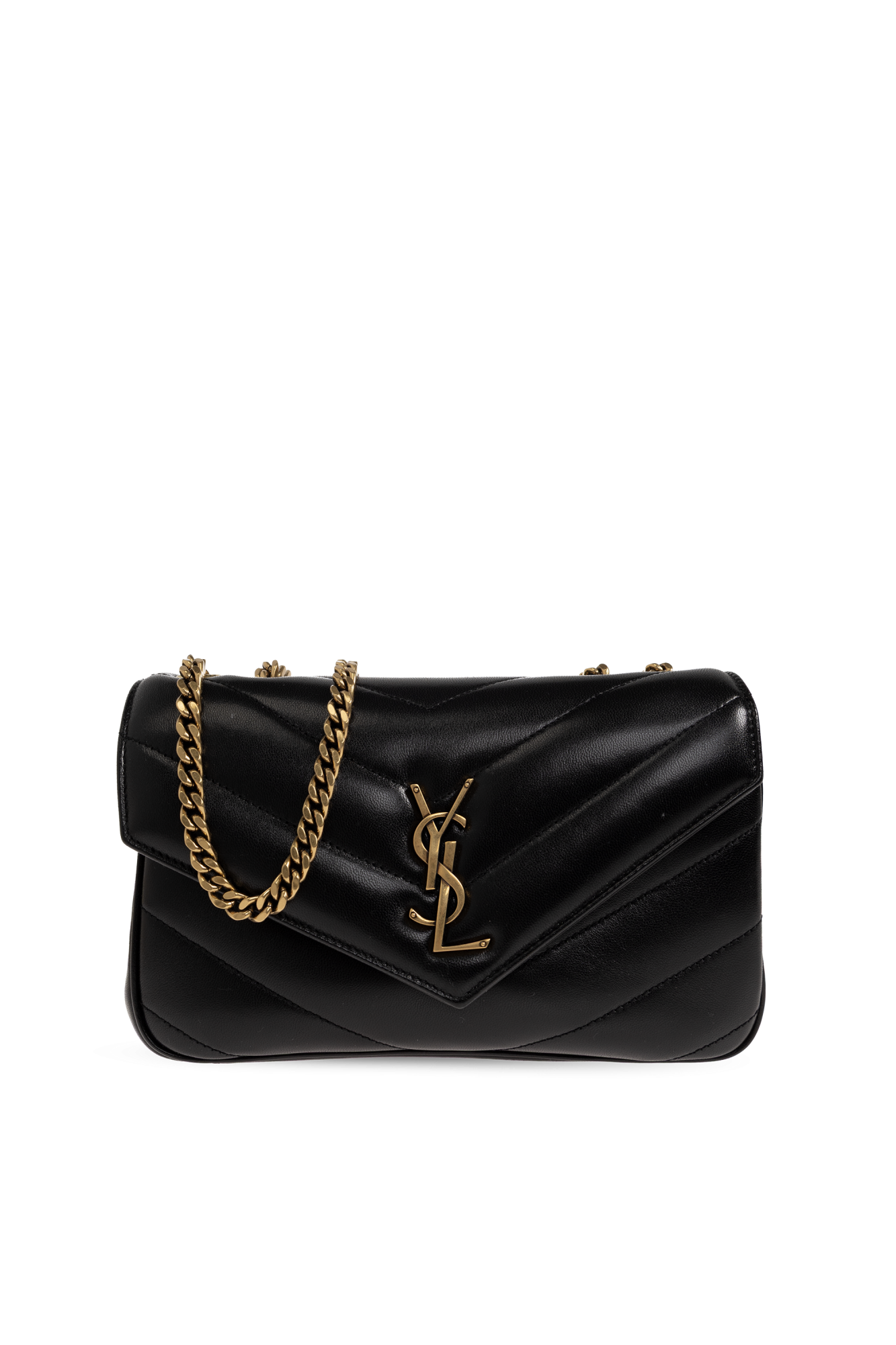 Saint Laurent Torba Na Ramię ‘Loulou Small’, Kobiety, Czarny