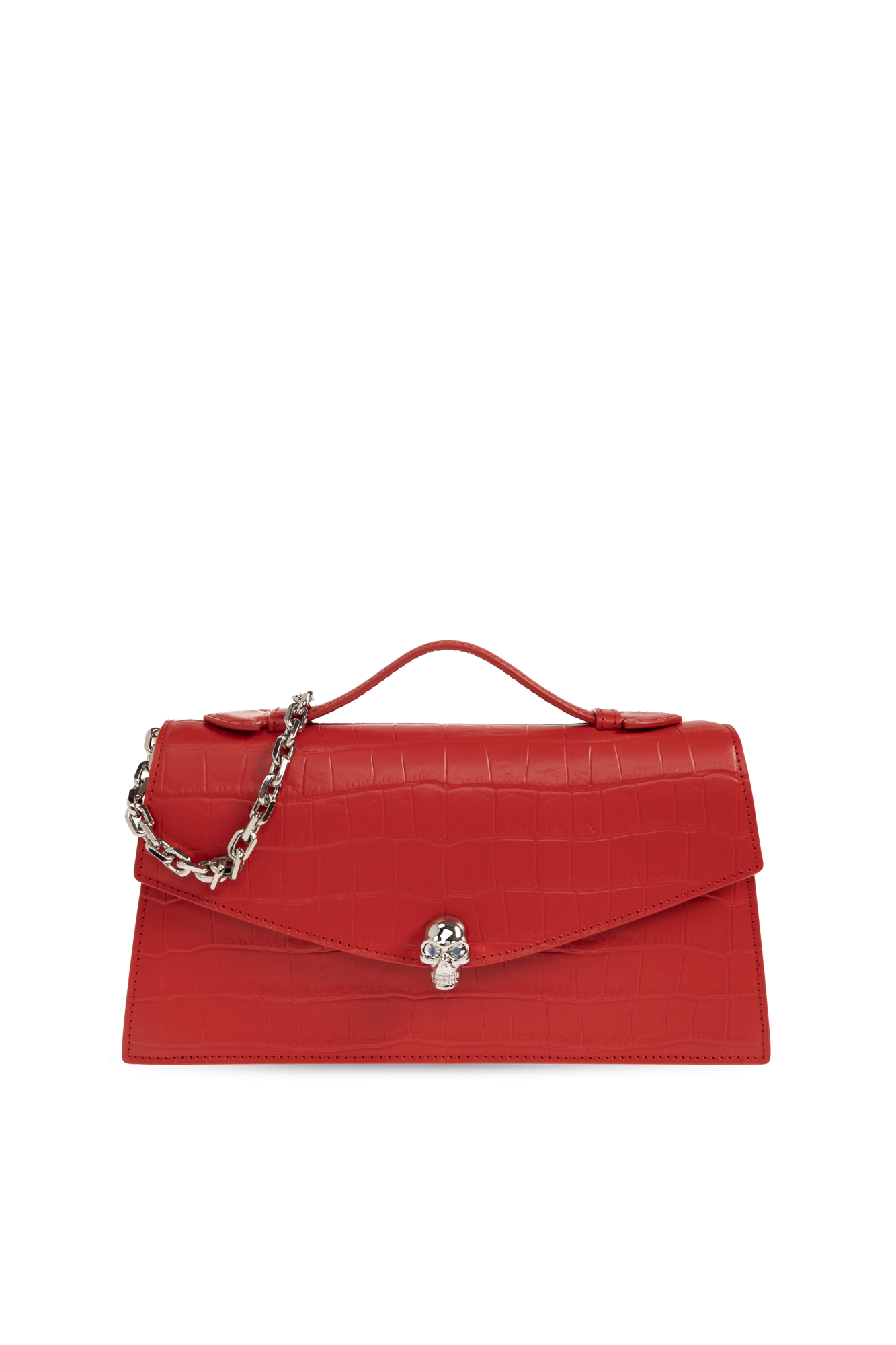 Alexander McQueen Torba `Skull`, Kobiety, Czerwony
