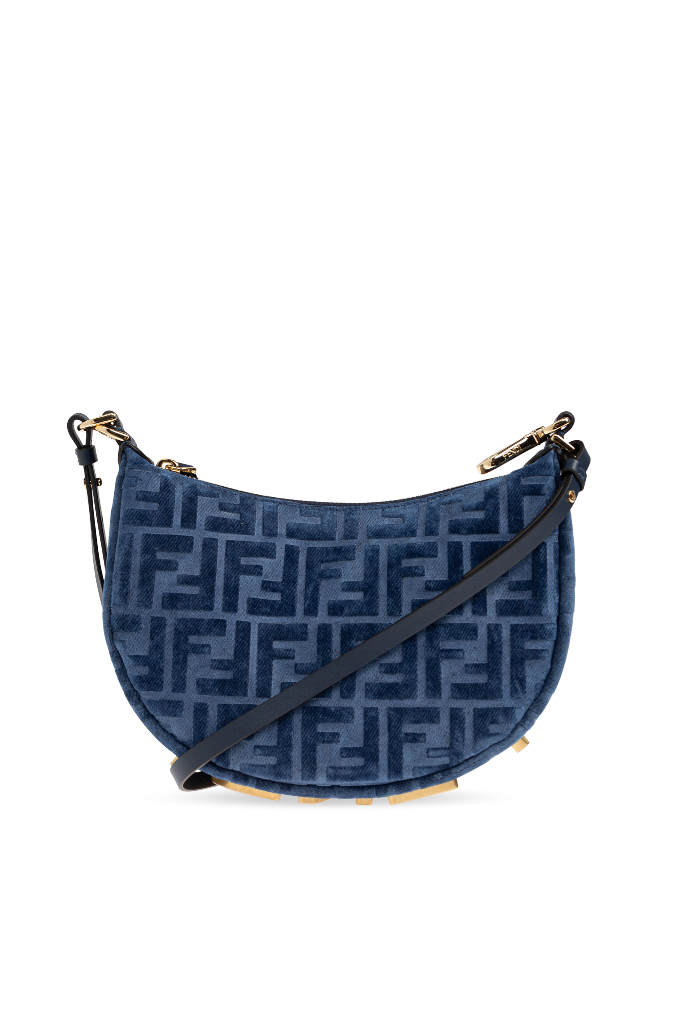 Fendi Torba Na Ramię ‘Fendigraphy Mini’, Kobiety, Granatowy