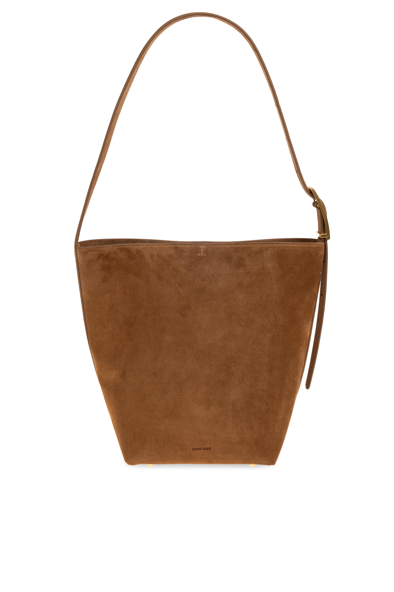 Anine Bing Torba Na Ramię `Elly` Typu `bucket`, Kobiety, Brązowy