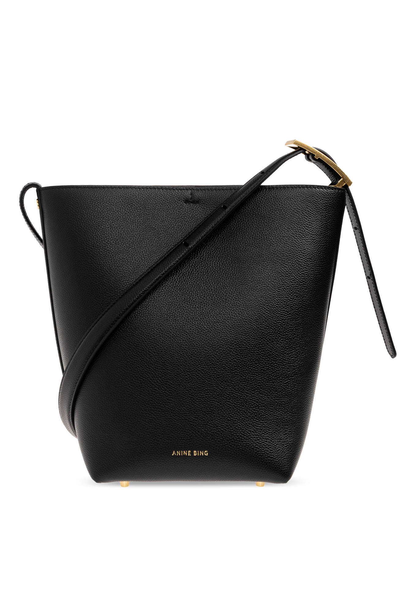 Anine Bing Torba `Elly Medium`, Kobiety, Czarny