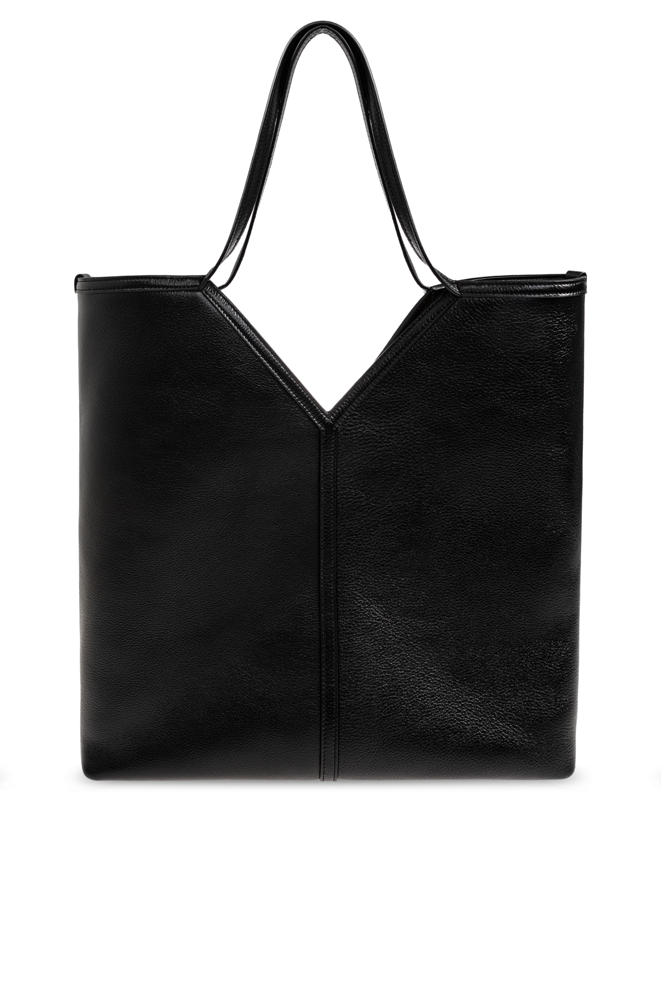 Saint Laurent Skórzana Torba Typu ‘shopper’, Mężczyźni, Czarny