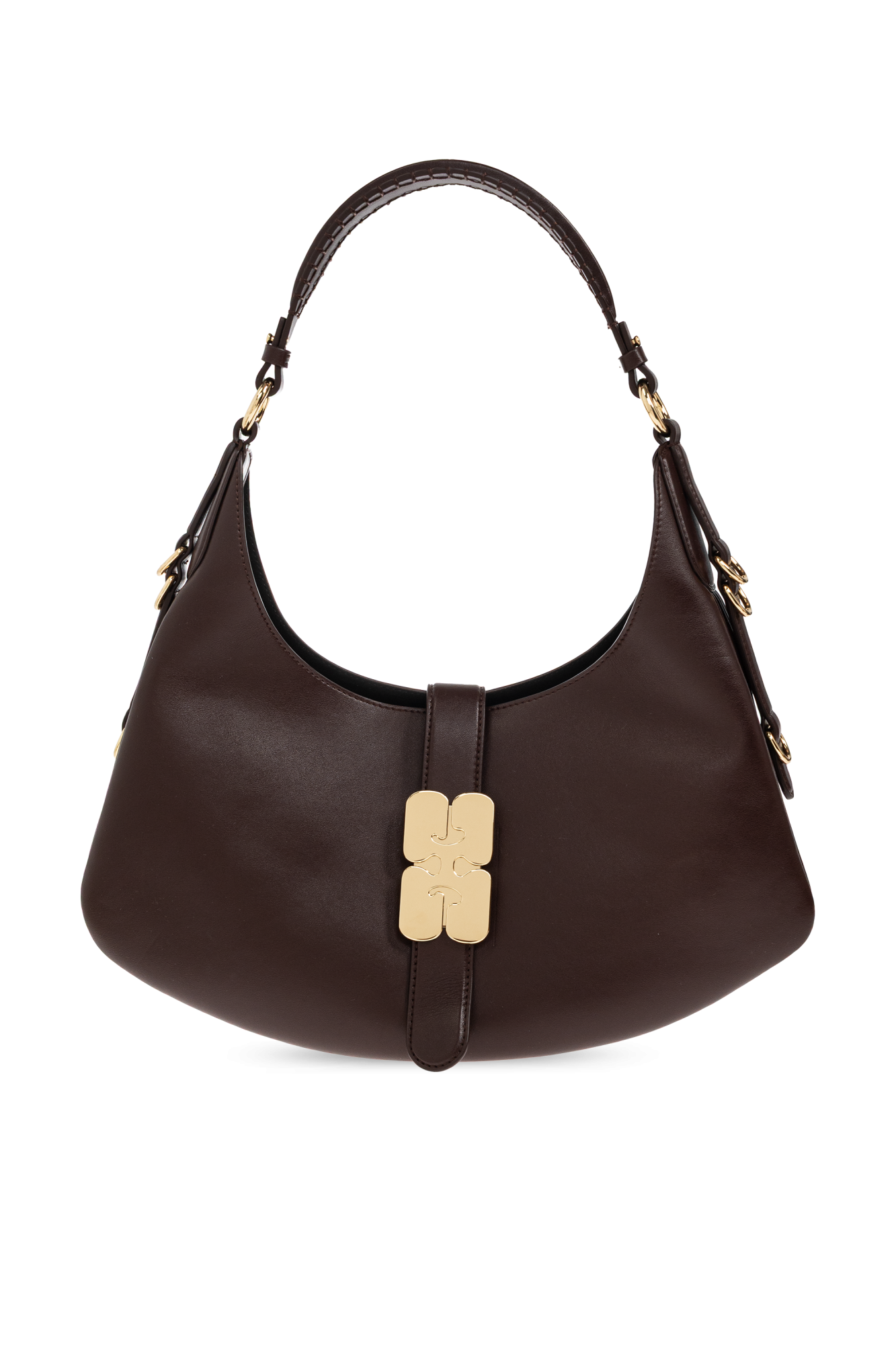 Ganni Torba Z Eco Skóry, Kobiety, Bordo