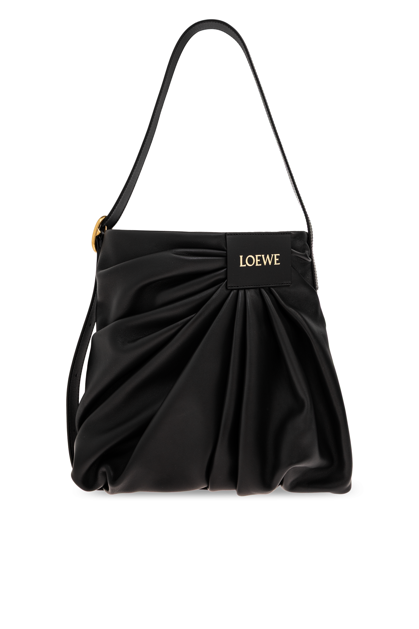 Loewe Torba Na Ramię `Draped`, Kobiety, Czarny