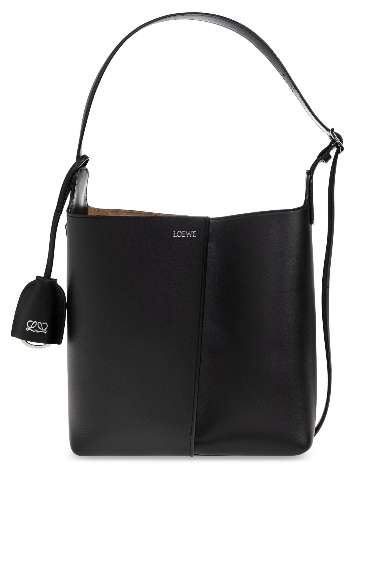 Loewe Torba Do Na Ramię `Bilbao Medium` Typu `worek`, Kobiety, Czarny