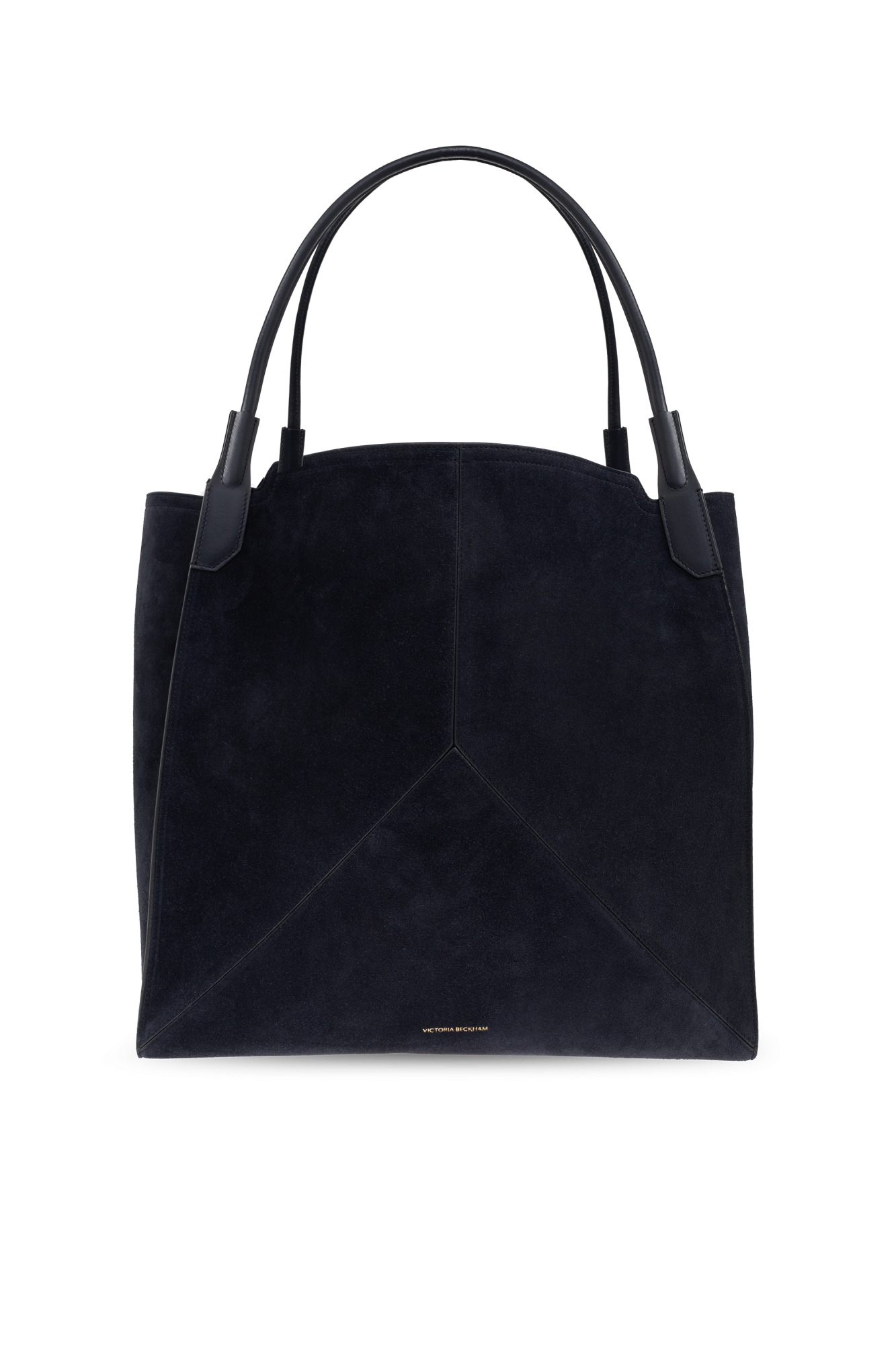 Victoria Beckham Zamszowa Torba Typu `shopper`, Kobiety, Granatowy