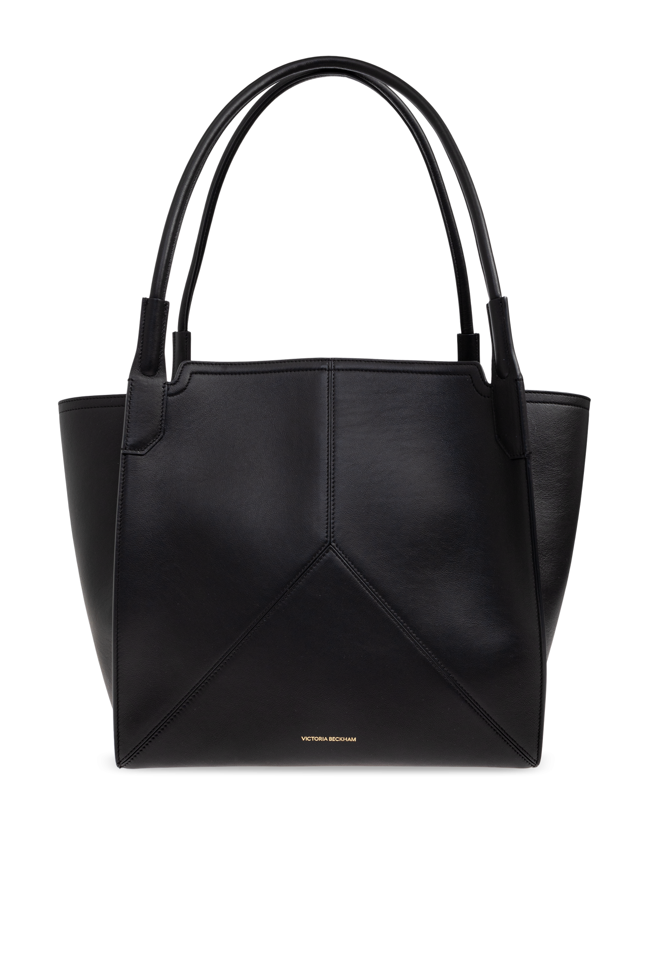 Victoria Beckham Skórzana Torba Typu `shopper`, Kobiety, Czarny