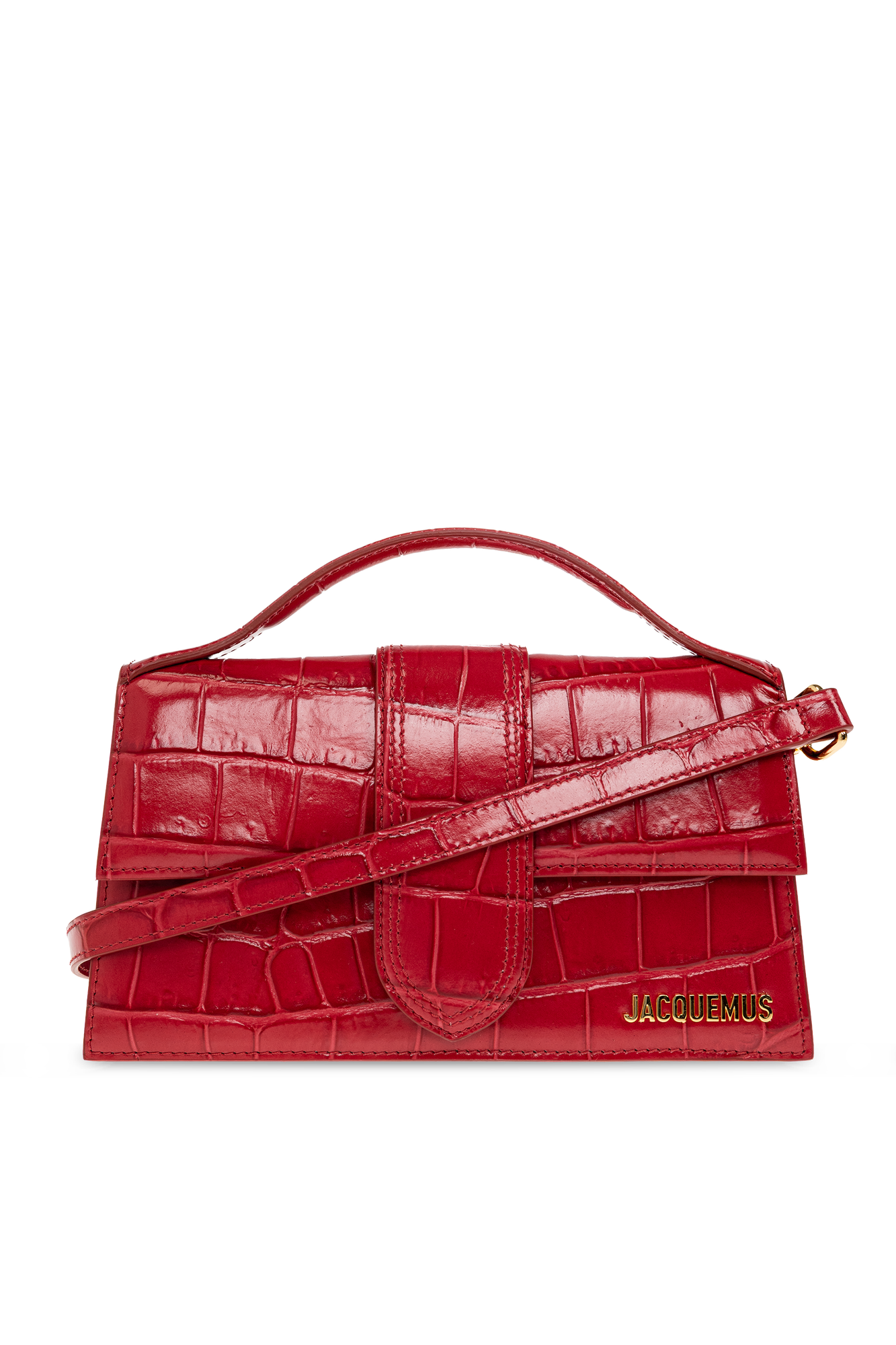 Jacquemus Skórzana Torba ‘Bambino’, Kobiety, Czerwony