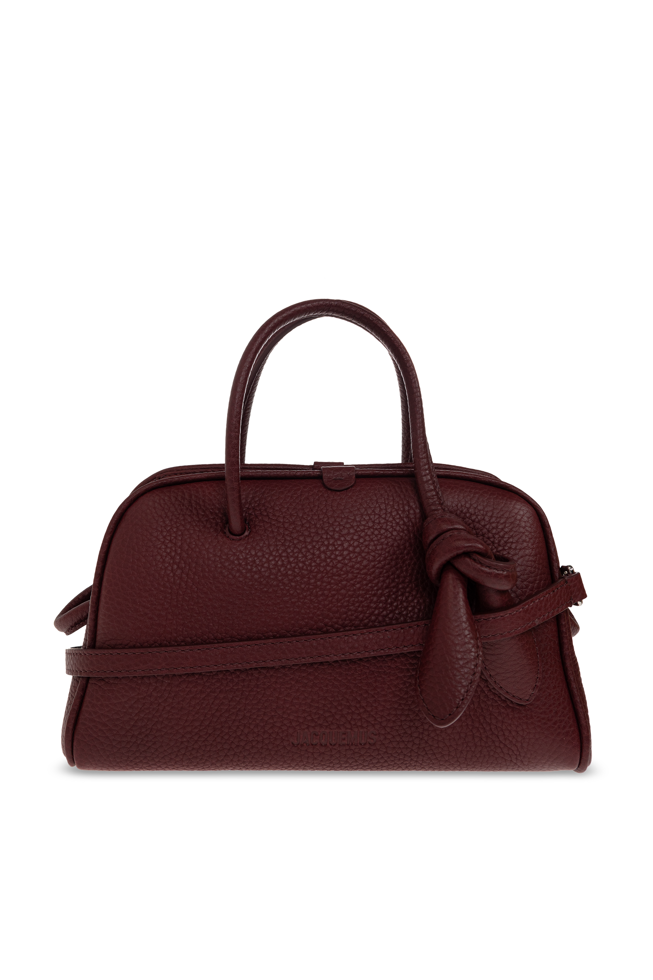 Jacquemus Skórzana Torba ‘Turismo Small’, Kobiety, Bordo