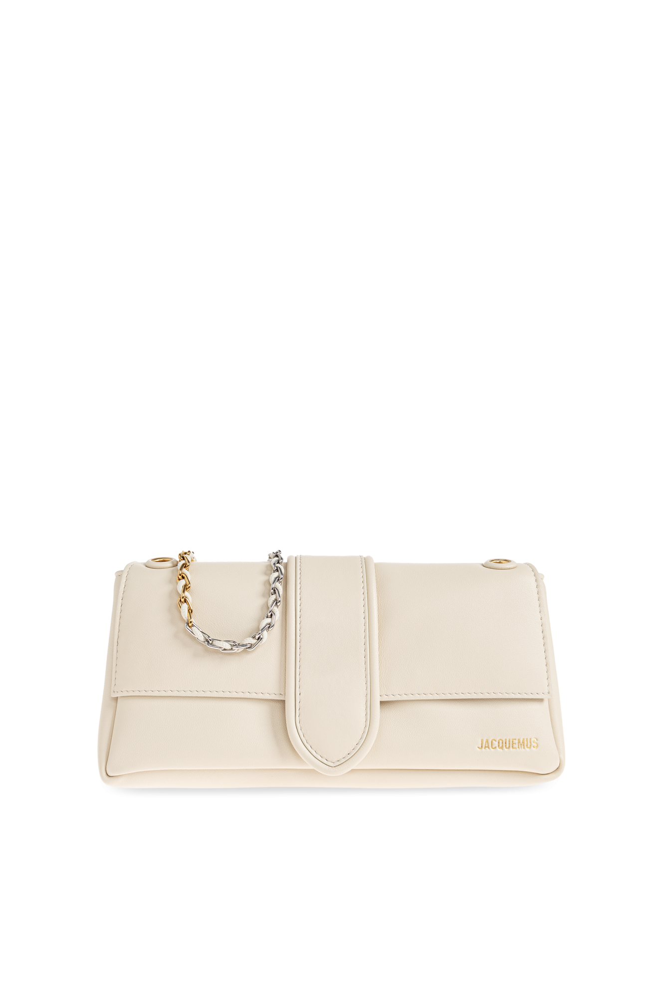Jacquemus Torba Na Ramię `Le Bambino Chaine`, Kobiety, Kremowy