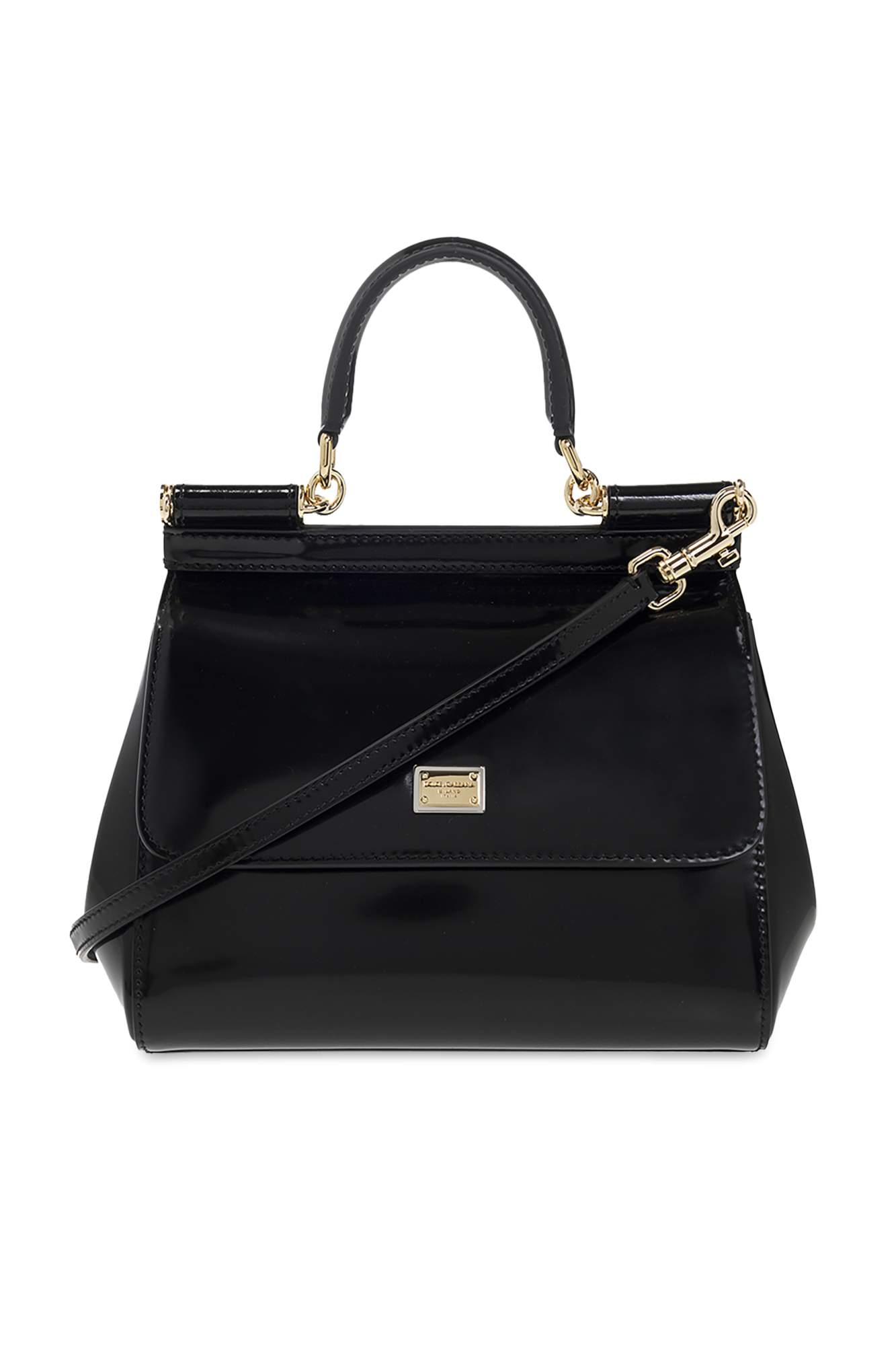 Dolce & Gabbana Torba Na Ramię ‘Sicily Small’, Kobiety, Czarny