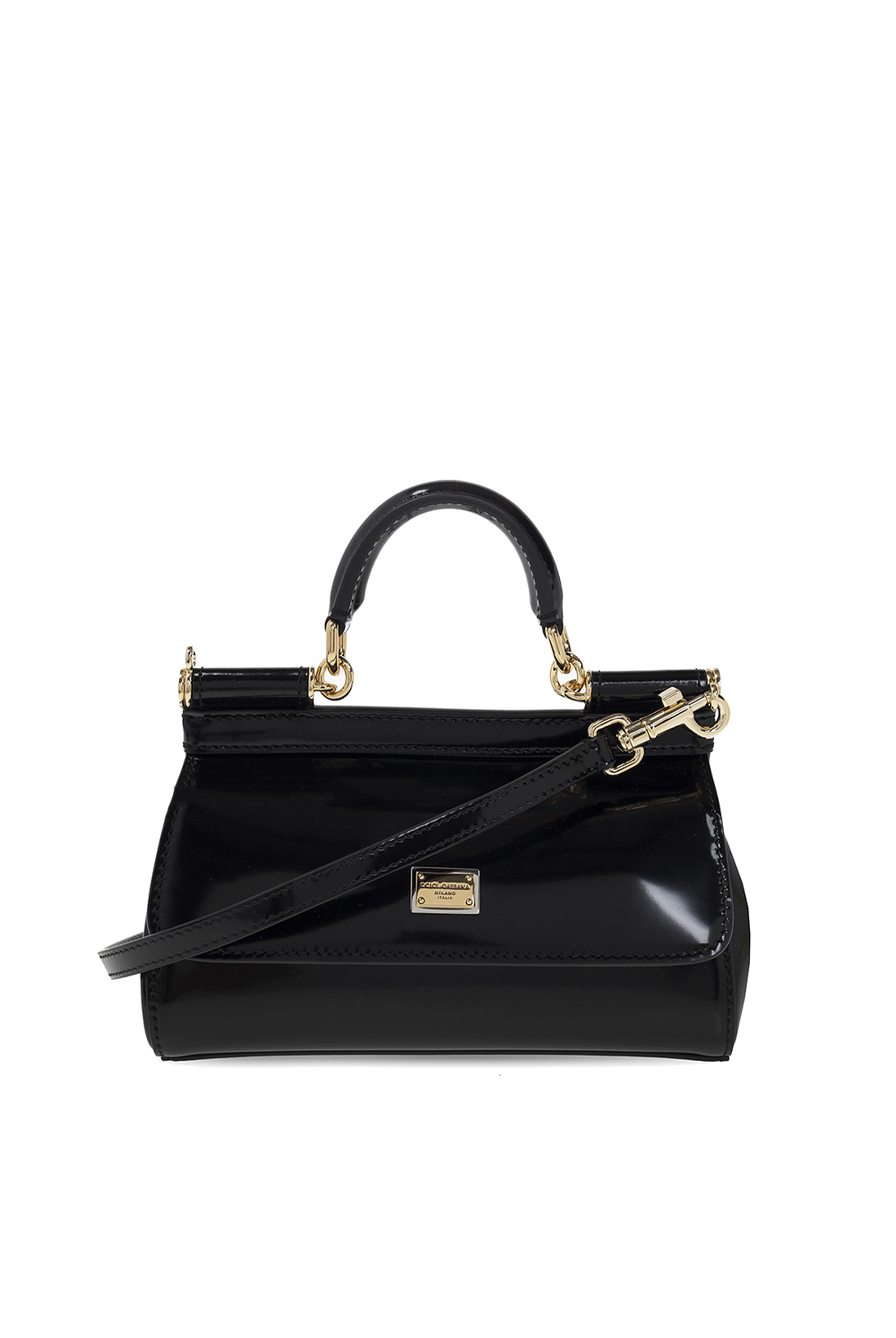 Dolce & Gabbana Torba Na Ramię ‘Sicily Small’, Kobiety, Czarny