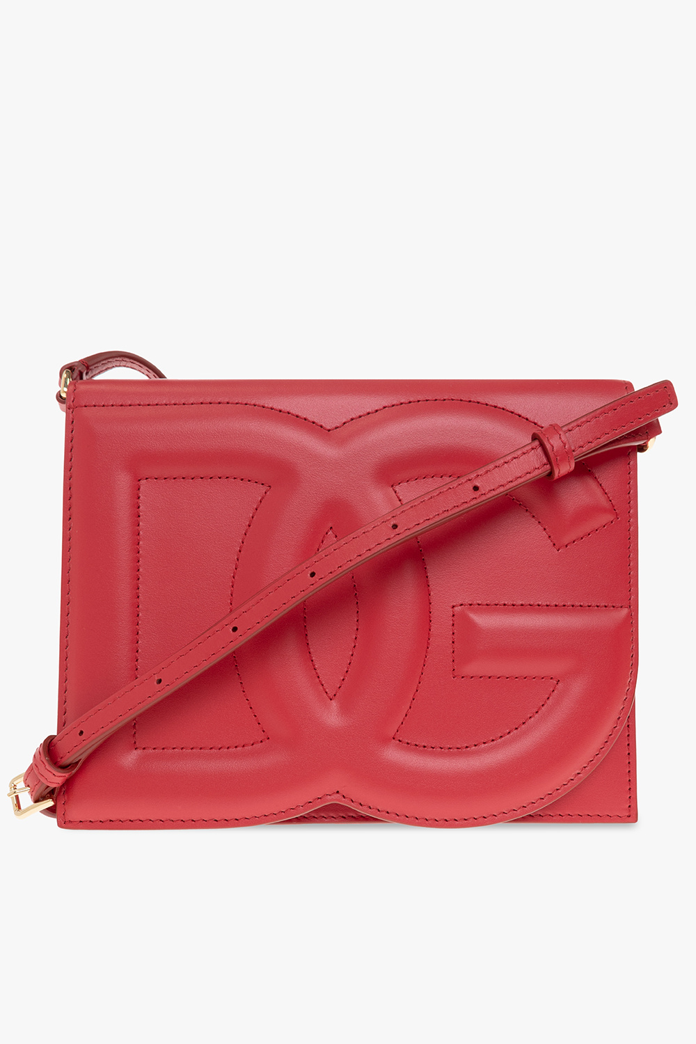 Dolce & Gabbana Torba Na Ramię Z Logo, Kobiety, Czerwony