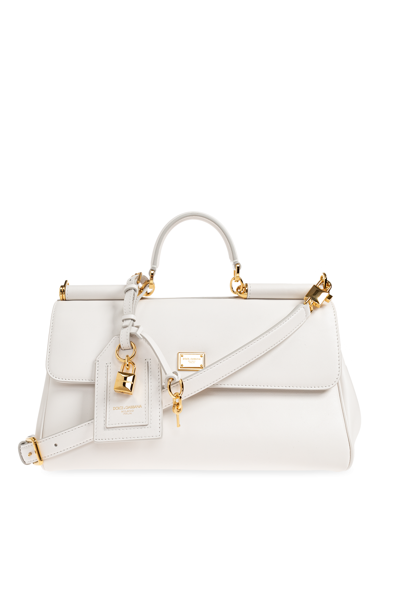 Dolce & Gabbana Torba `My Sicily Medium`, Kobiety, Biały