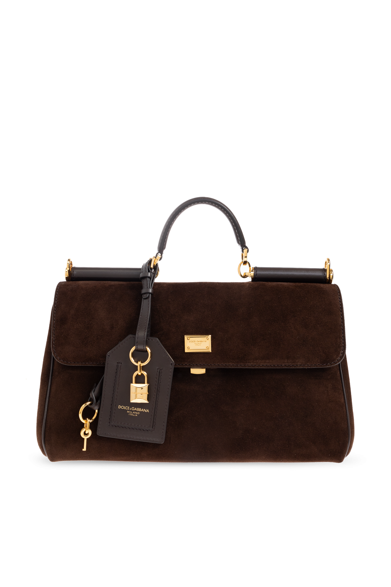 Dolce & Gabbana Torba Do Ręki ‘Sicily Large’, Kobiety, Brązowy