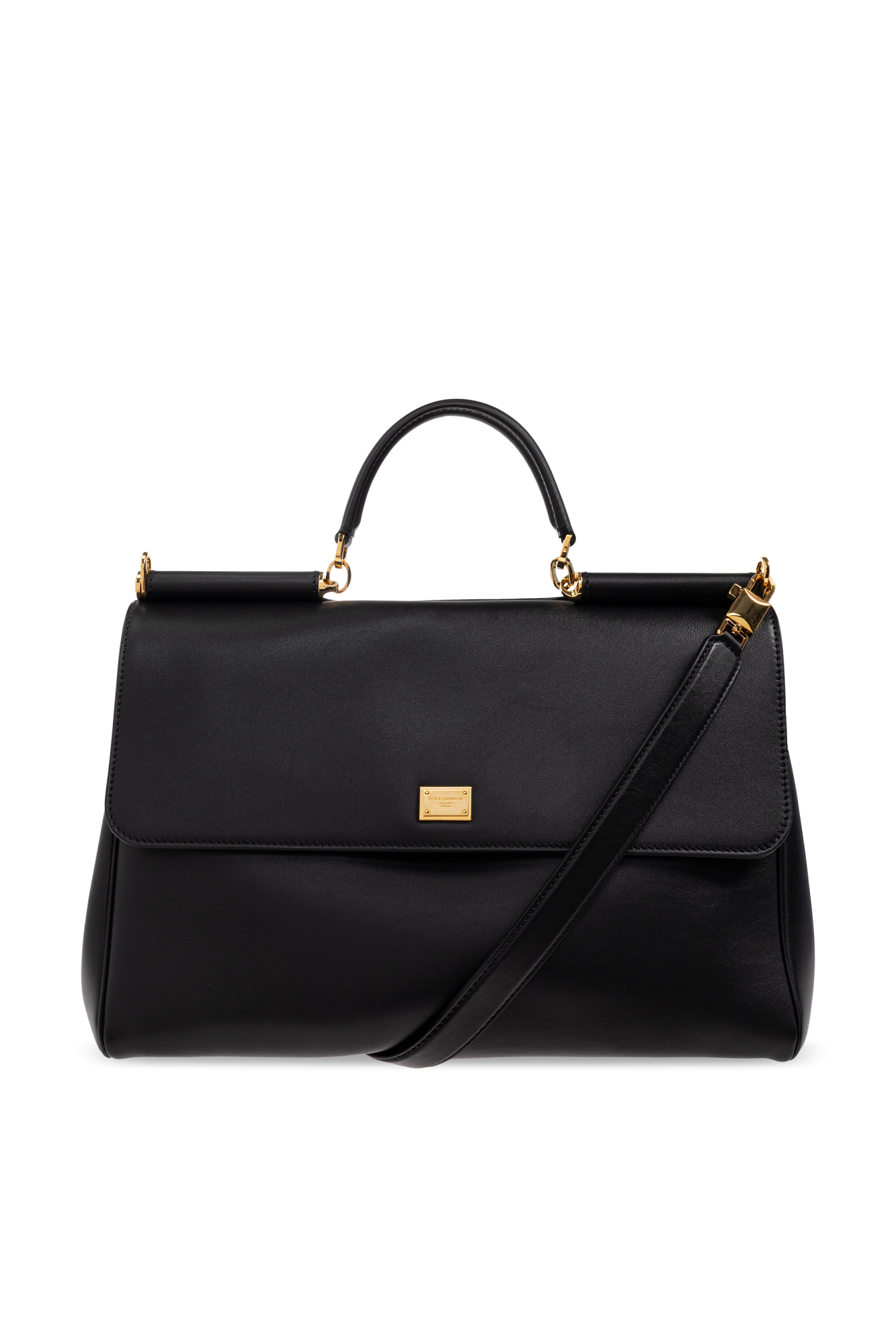 Dolce & Gabbana Torba Do Ręki ‘Sicilly Maxi’, Kobiety, Czarny