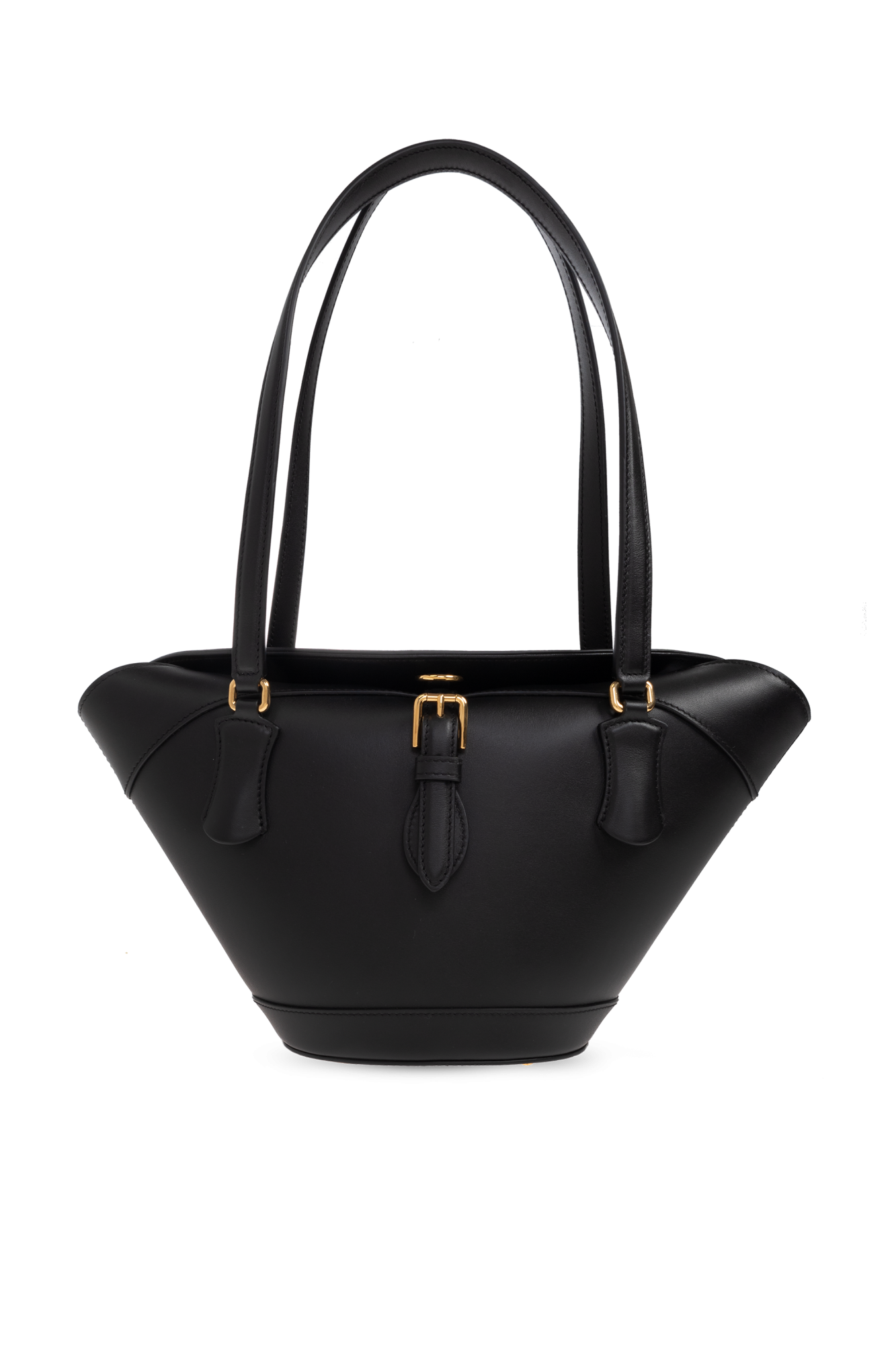 Dolce & Gabbana Skórzana Torba Na Ramię, Kobiety, Czarny