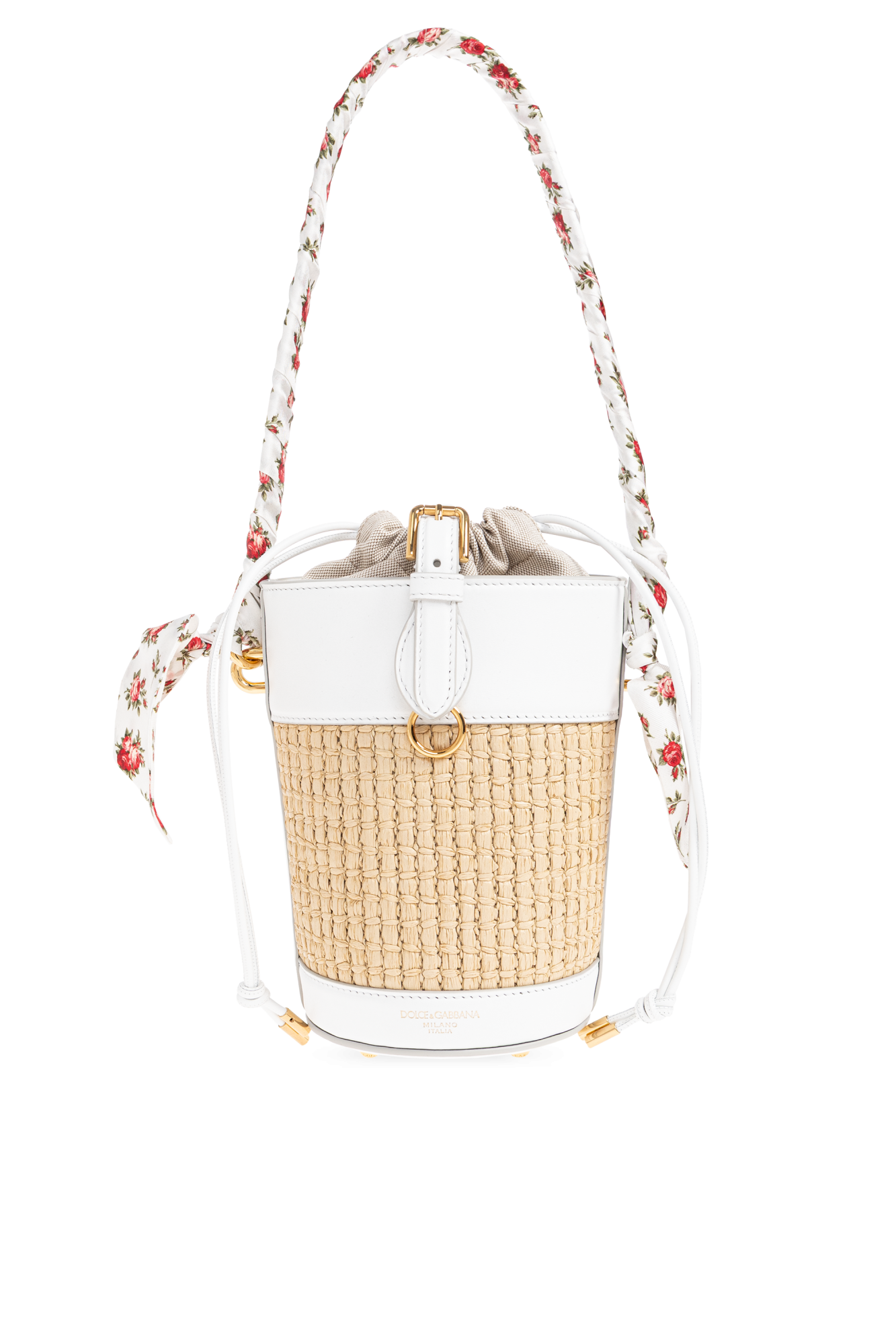 Dolce & Gabbana Torba Na Ramie `Capri` Typu `worek`, Kobiety, Beżowy