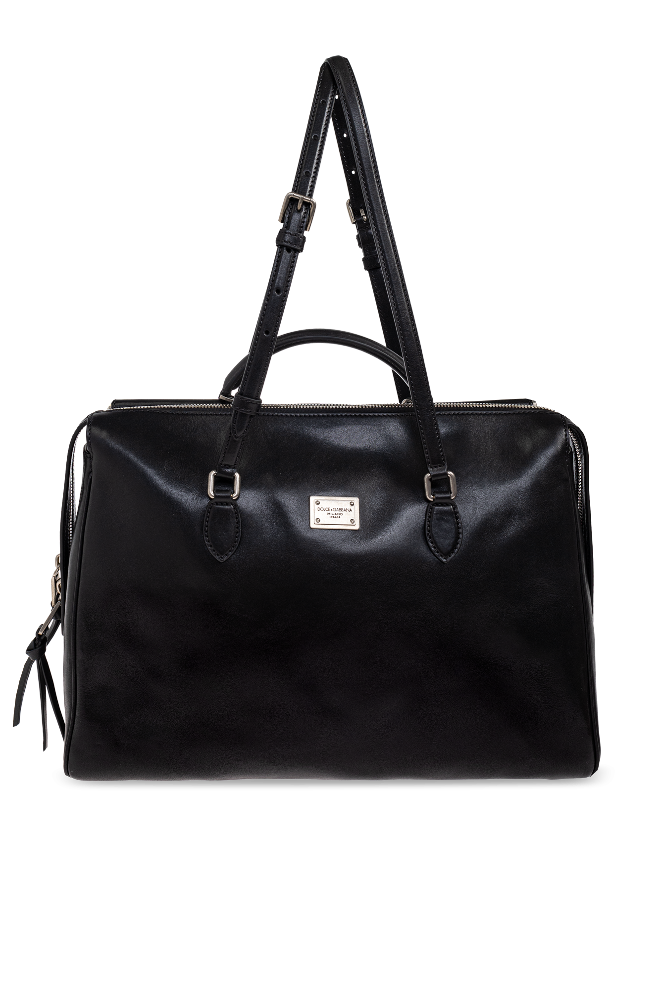 Dolce & Gabbana Skórzana Torba, Kobiety, Czarny
