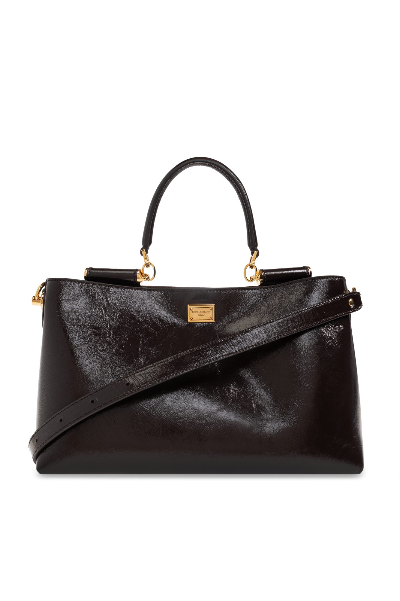 Dolce & Gabbana Torba Do Ręki  `Vittoria Medium`, Kobiety, Brązowy