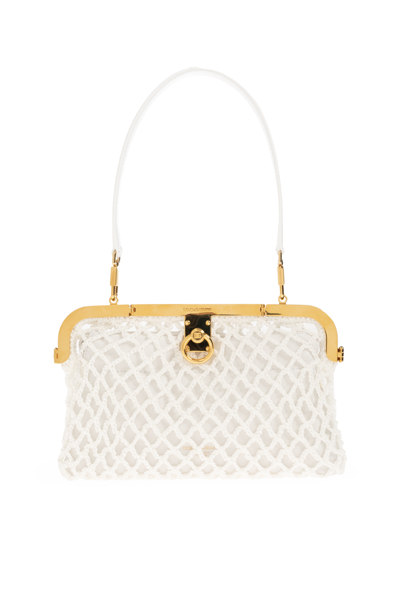 Dolce & Gabbana Torba Na Ramię ‘Amanda’, Kobiety, Biały