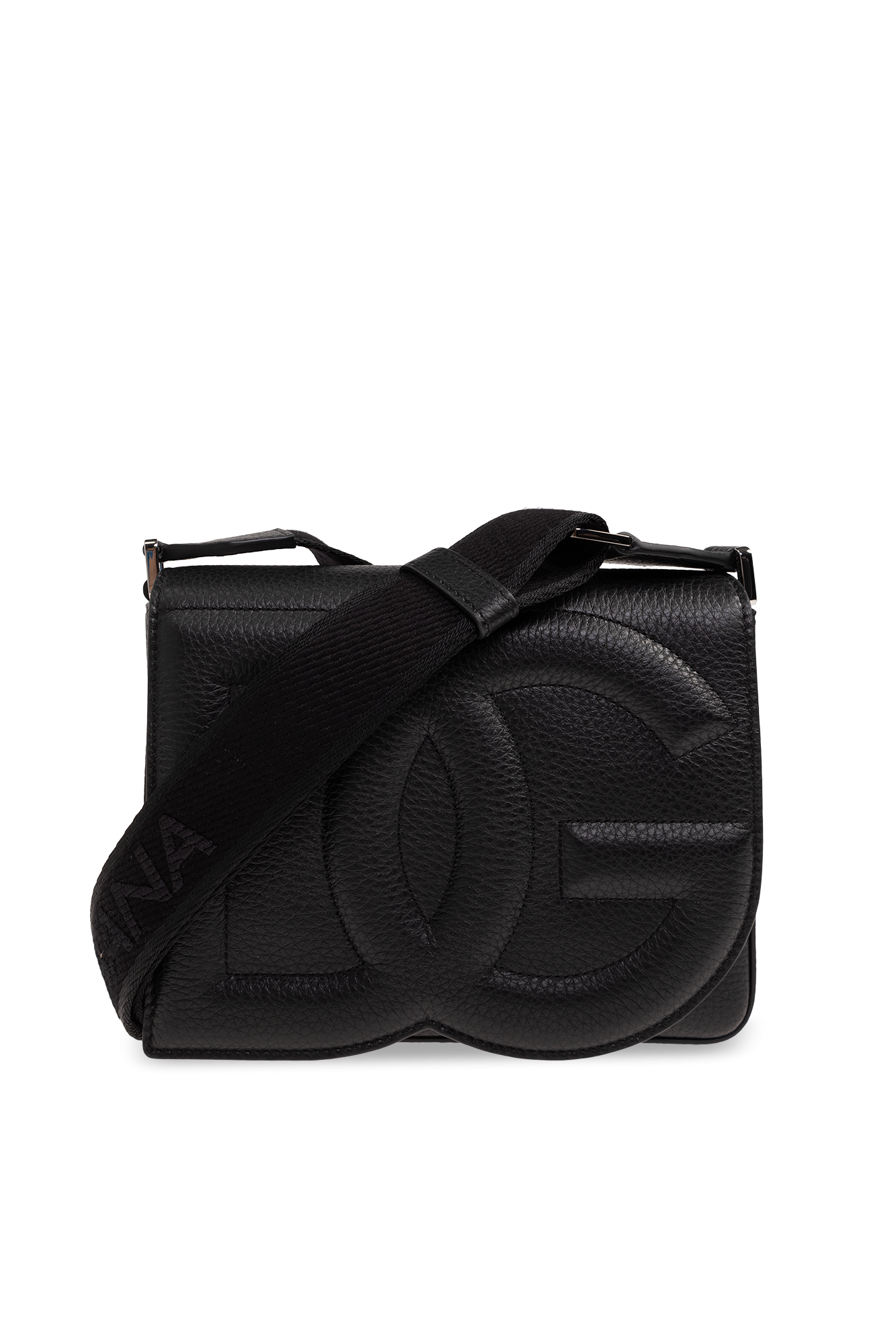 Dolce & Gabbana Torba Na Ramię ‘Medium DG Logo Bag’, Mężczyźni, Czarny