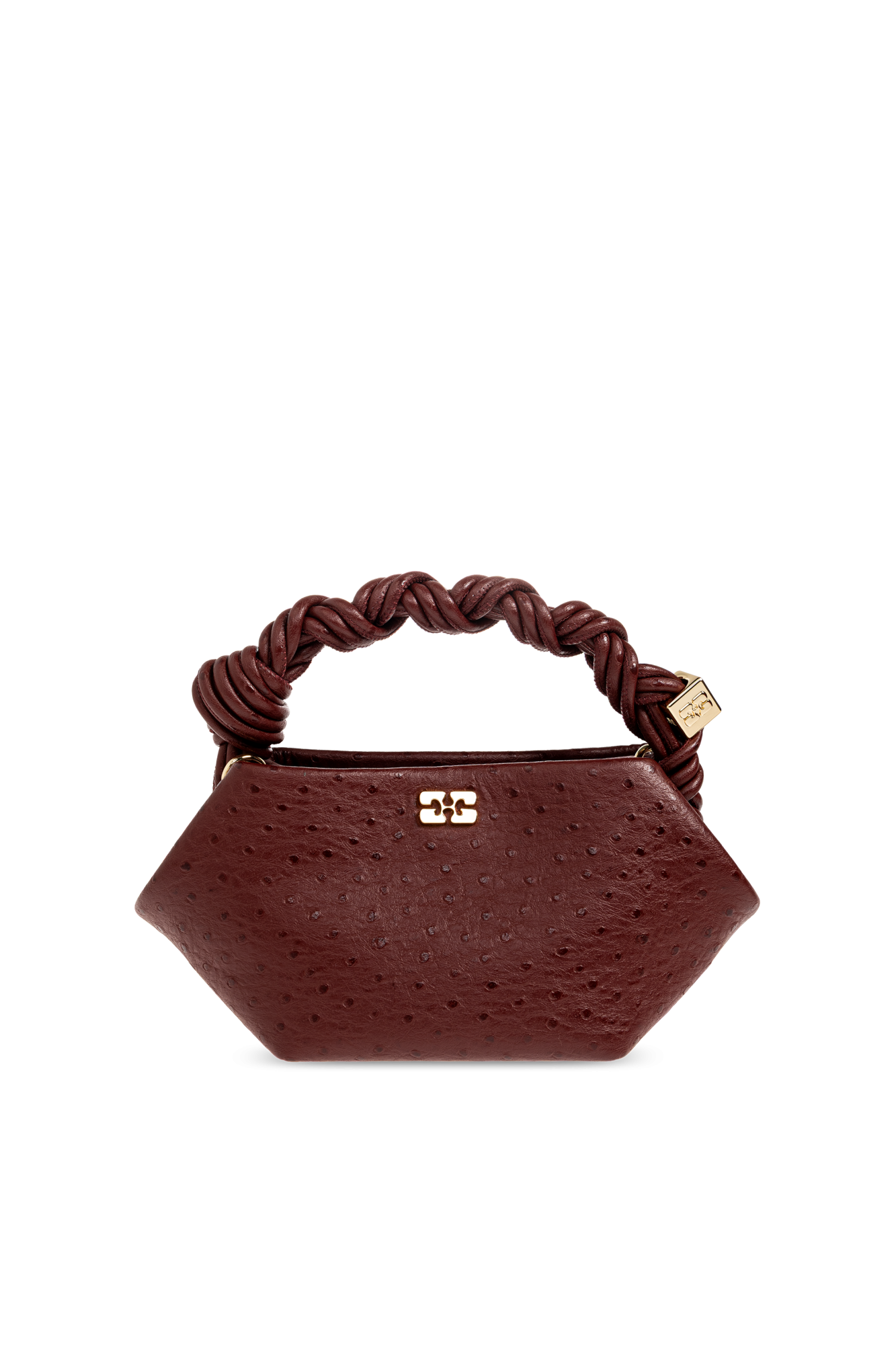Ganni Torba Z Eco Skóry, Kobiety, Bordo