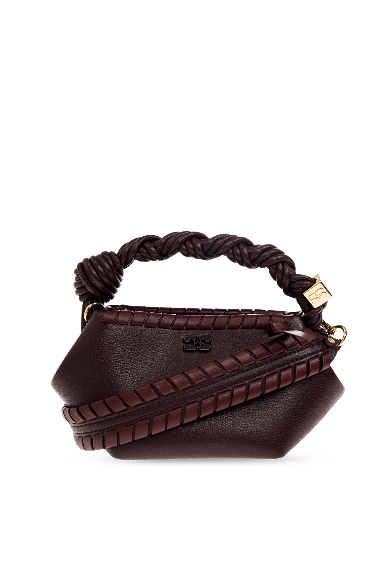 Ganni Torba Z Eco Skóry, Kobiety, Bordo