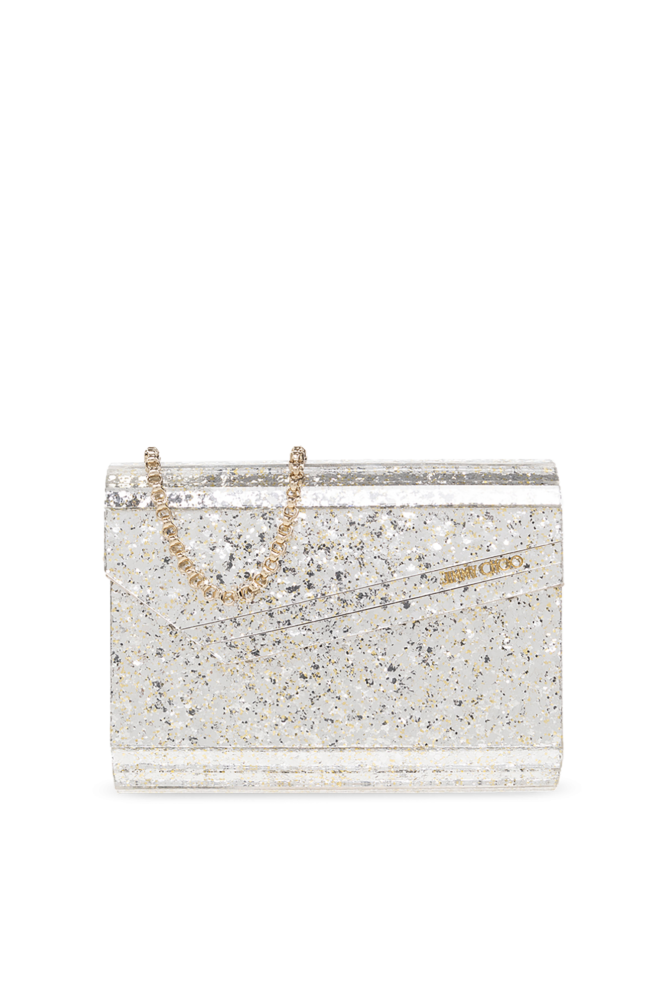 Jimmy Choo Kopertówka ‘Candy’, Kobiety, Srebrny