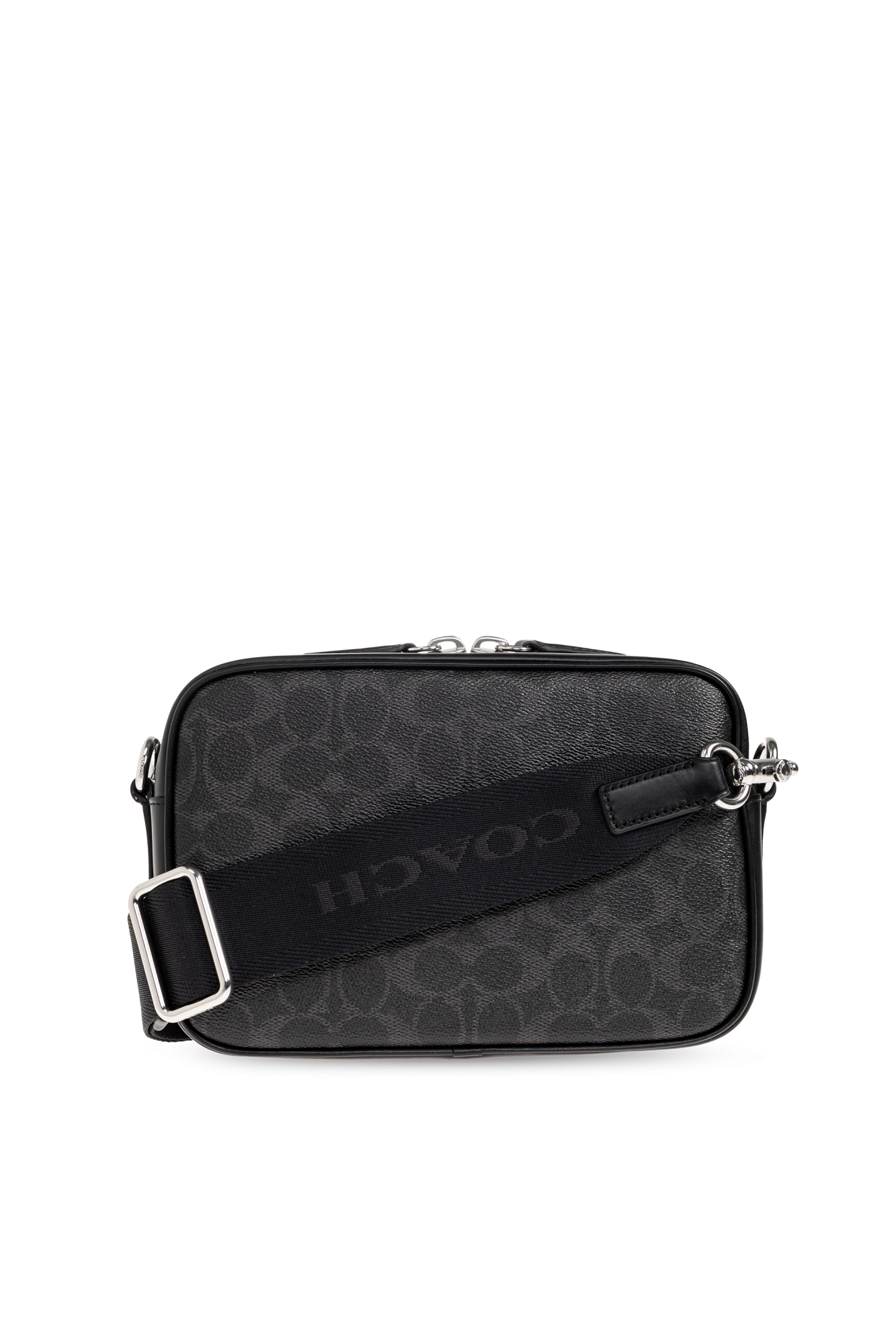 Coach Torba Na Ramię Z Monogramem, Mężczyźni, Czarny