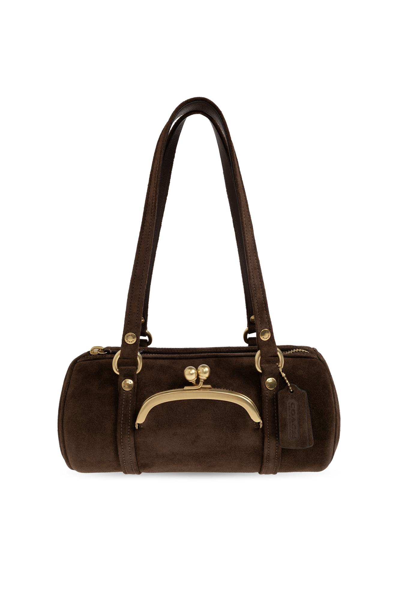Coach Torba ‘Kisslock Barrel 28’, Kobiety, Brązowy