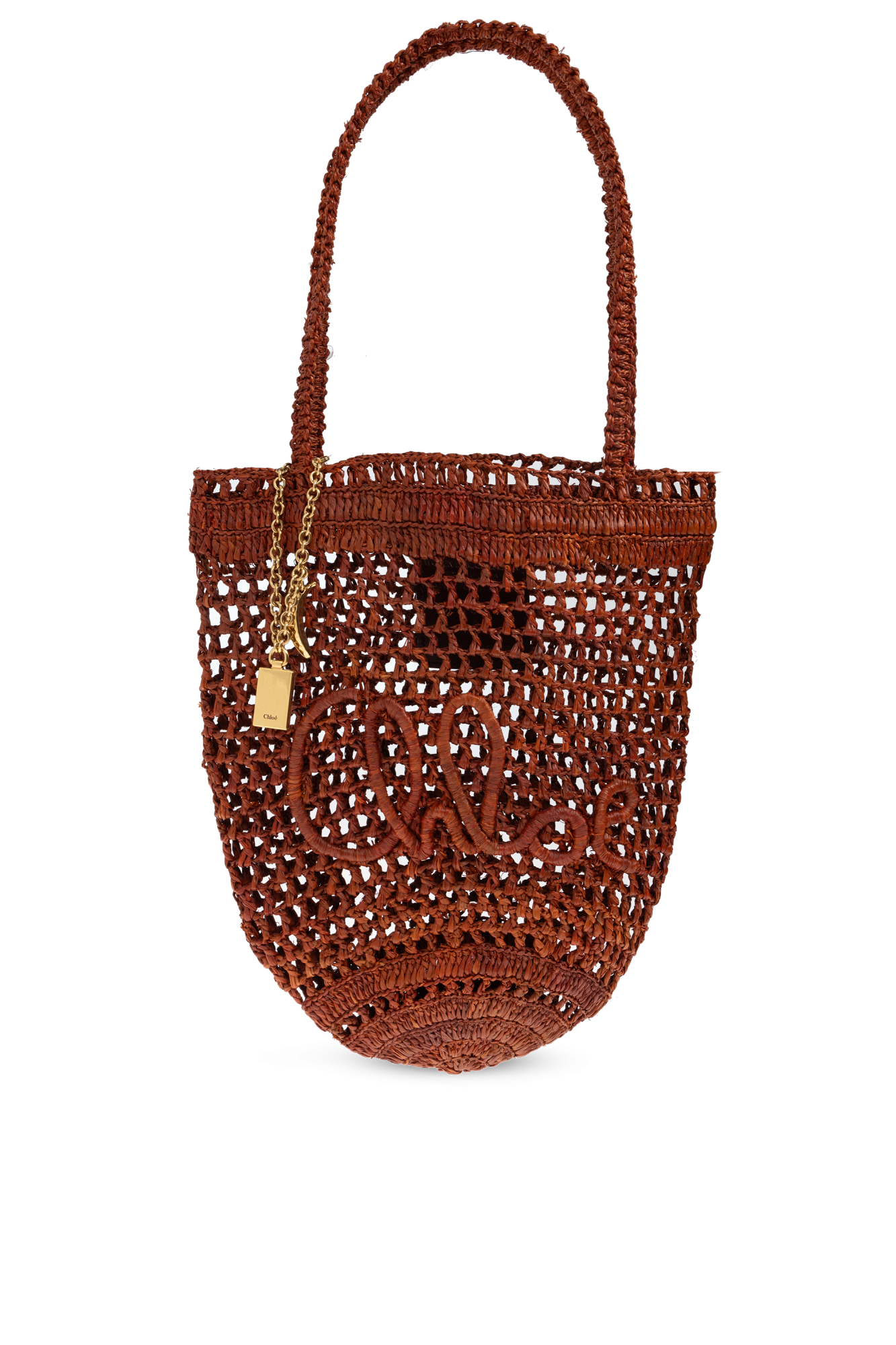 Chloé Torba Na Ramię `Summer Banana Small`, Kobiety, Brązowy