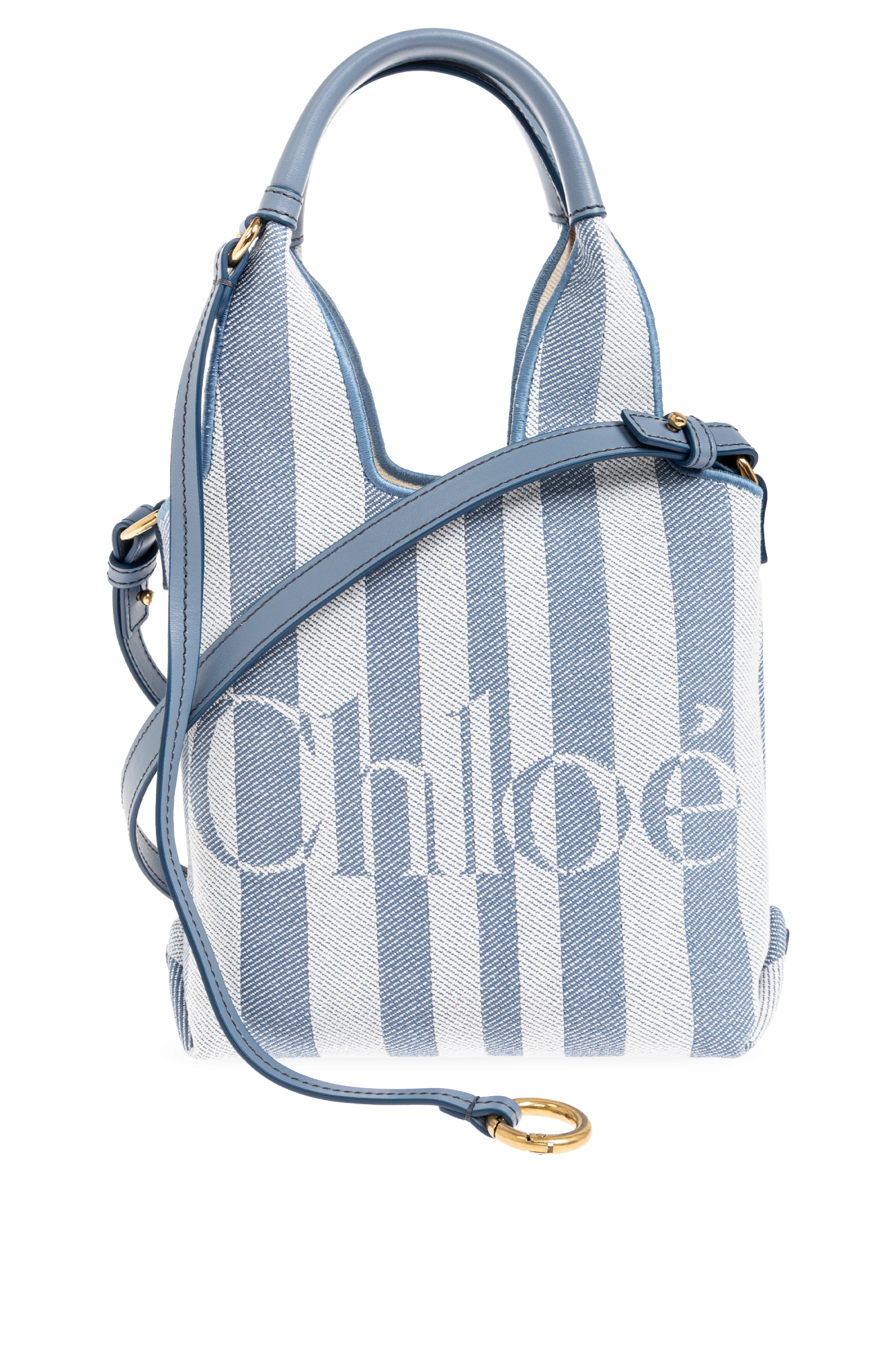 Chloé Torba `Stripy Mini`, Kobiety, Niebieski