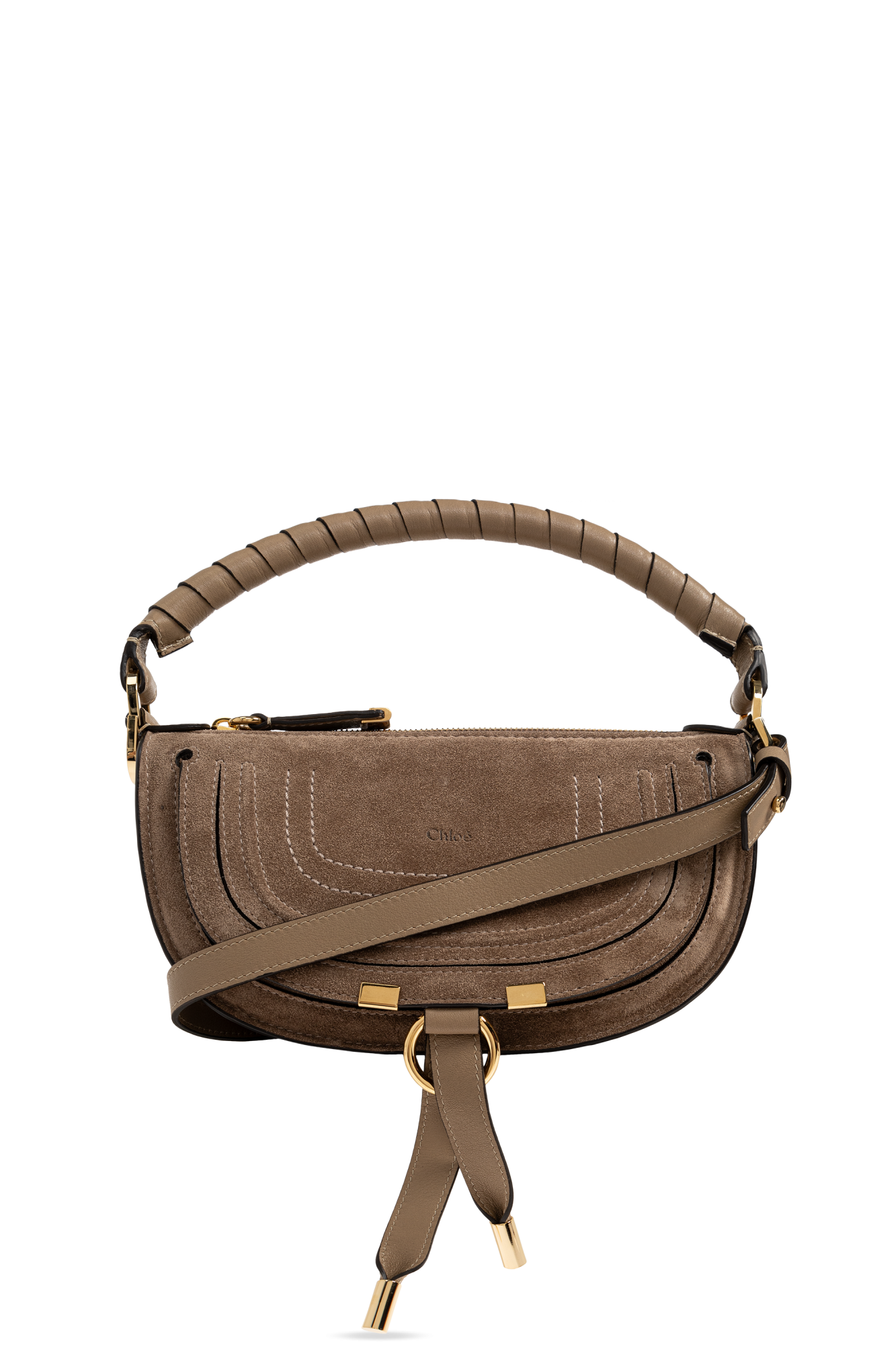 Chloé Torba Do Ręki `Marcie Mini`, Kobiety, Brązowy
