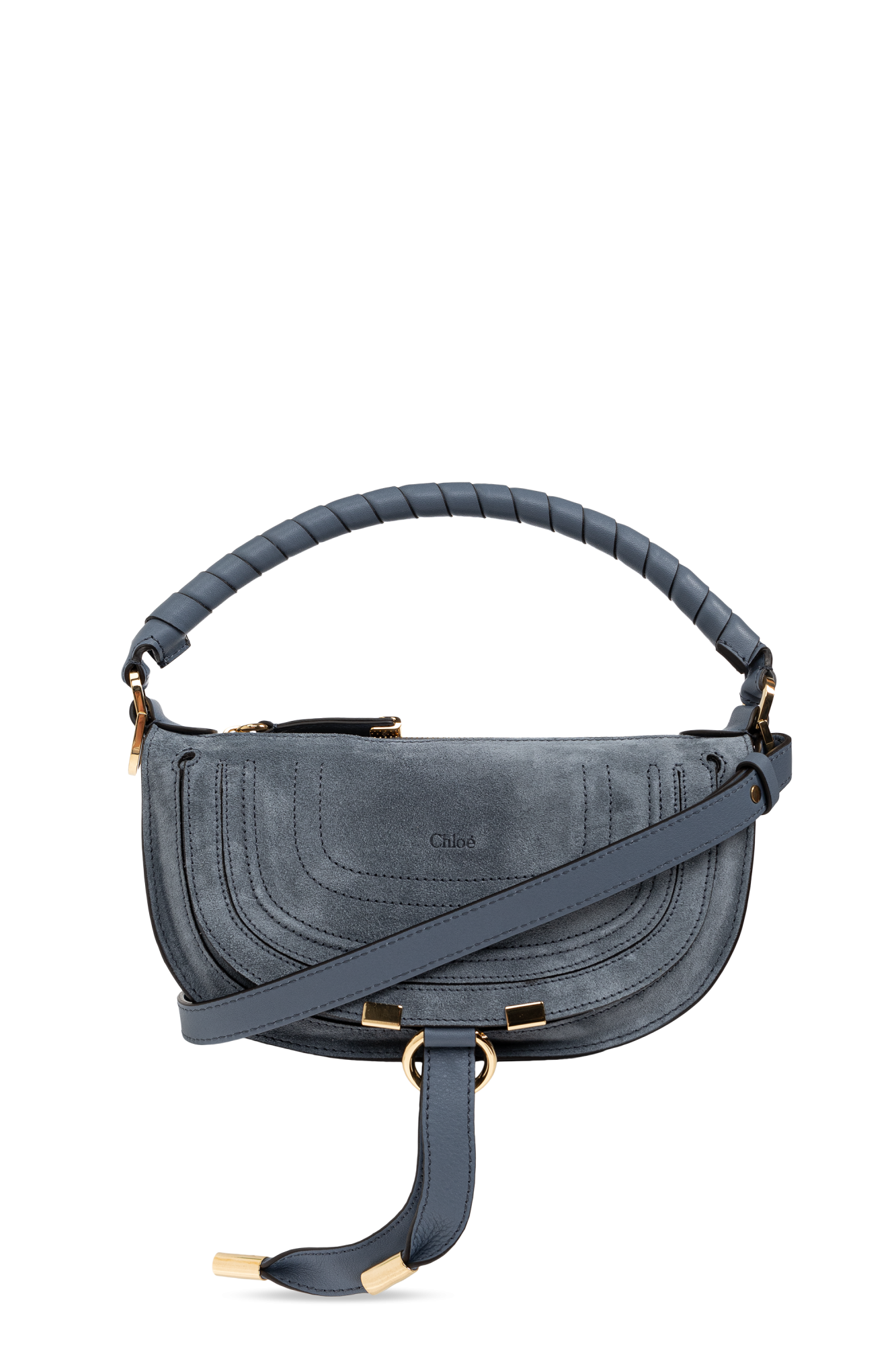 Chloé Torba Do Ręki ‘Marcie Mini’, Kobiety, Niebieski