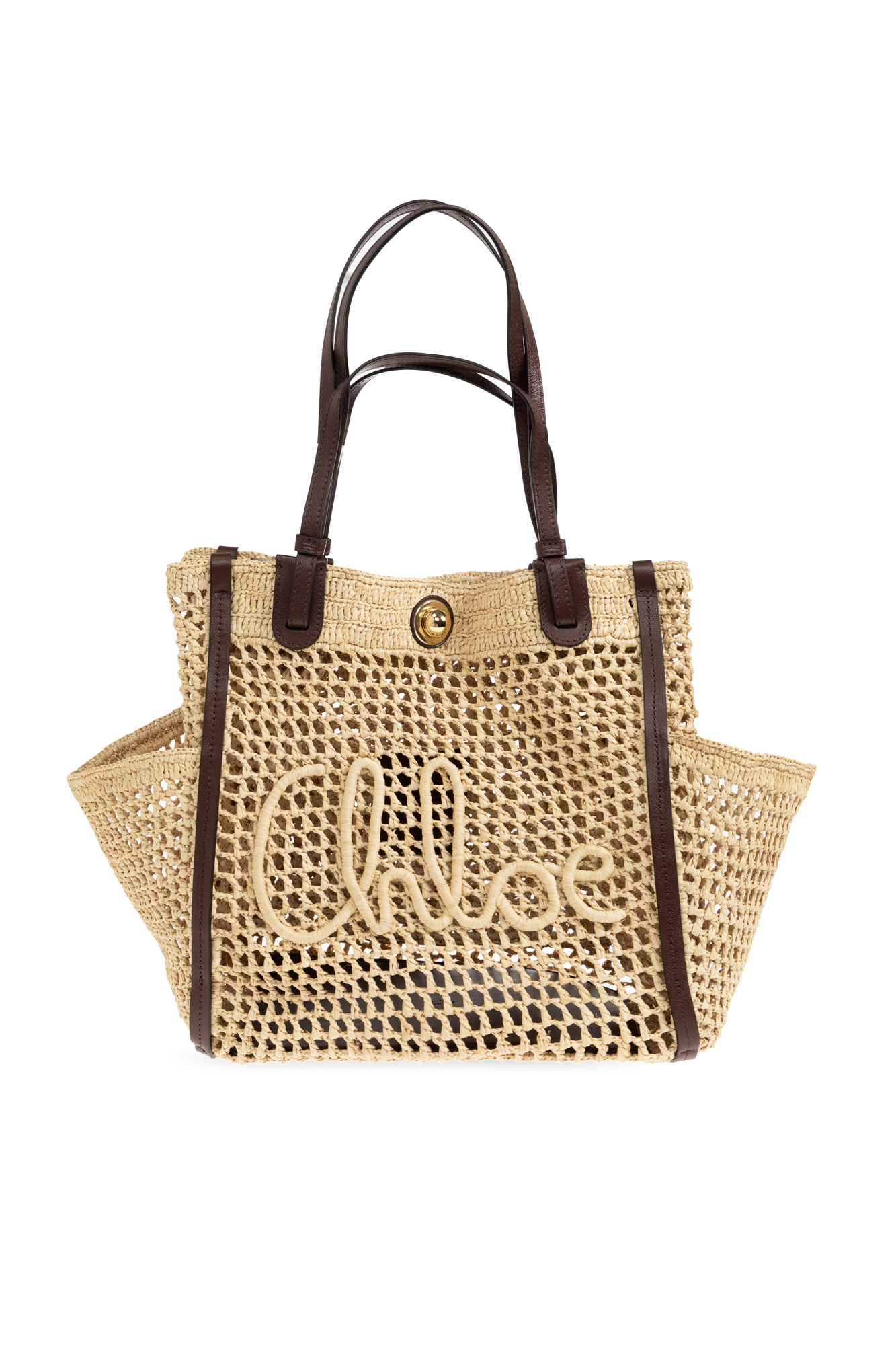 Chloé Torba `Chloé Iconic` Typu `shopper`, Kobiety, Beżowy