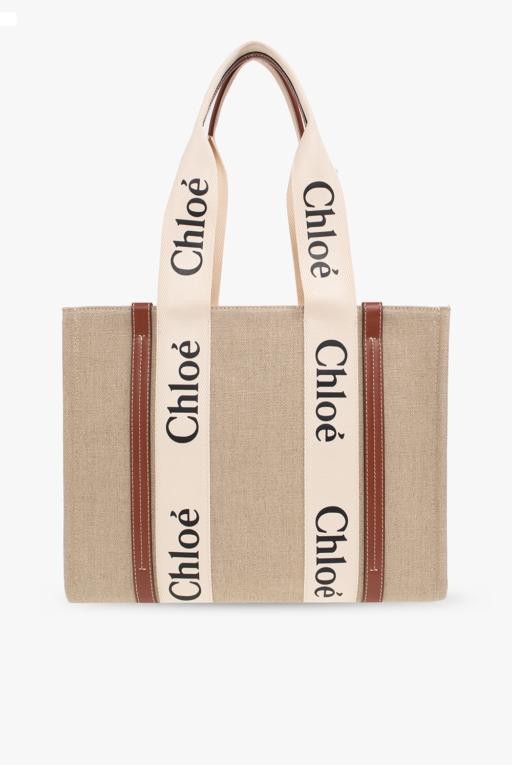 Chloé Torba ‘Woody Medium’ Typu ‘shopper’, Kobiety, Beżowy