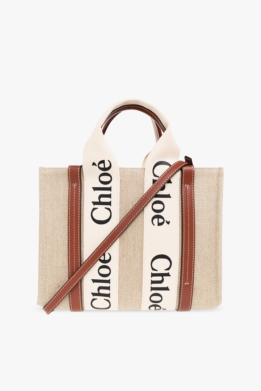 Chloé Torba ‘Woody Small’ Typu ‘shopper’, Kobiety, Beżowy