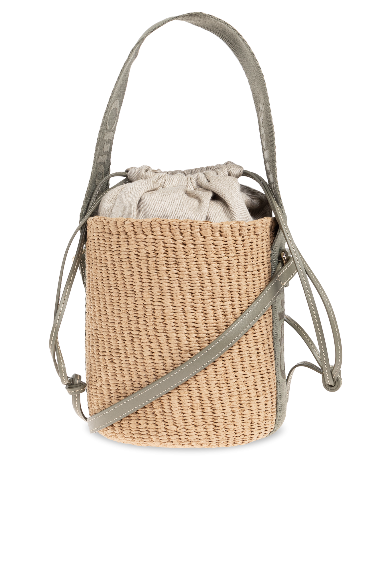 Chloé Torba Na Ramię ‘Woody Small’, Kobiety, Beżowy