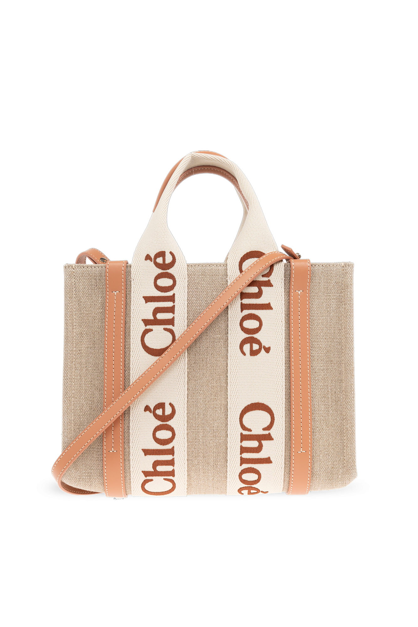 Chloé Torba `Woody Small`, Kobiety, Beżowy