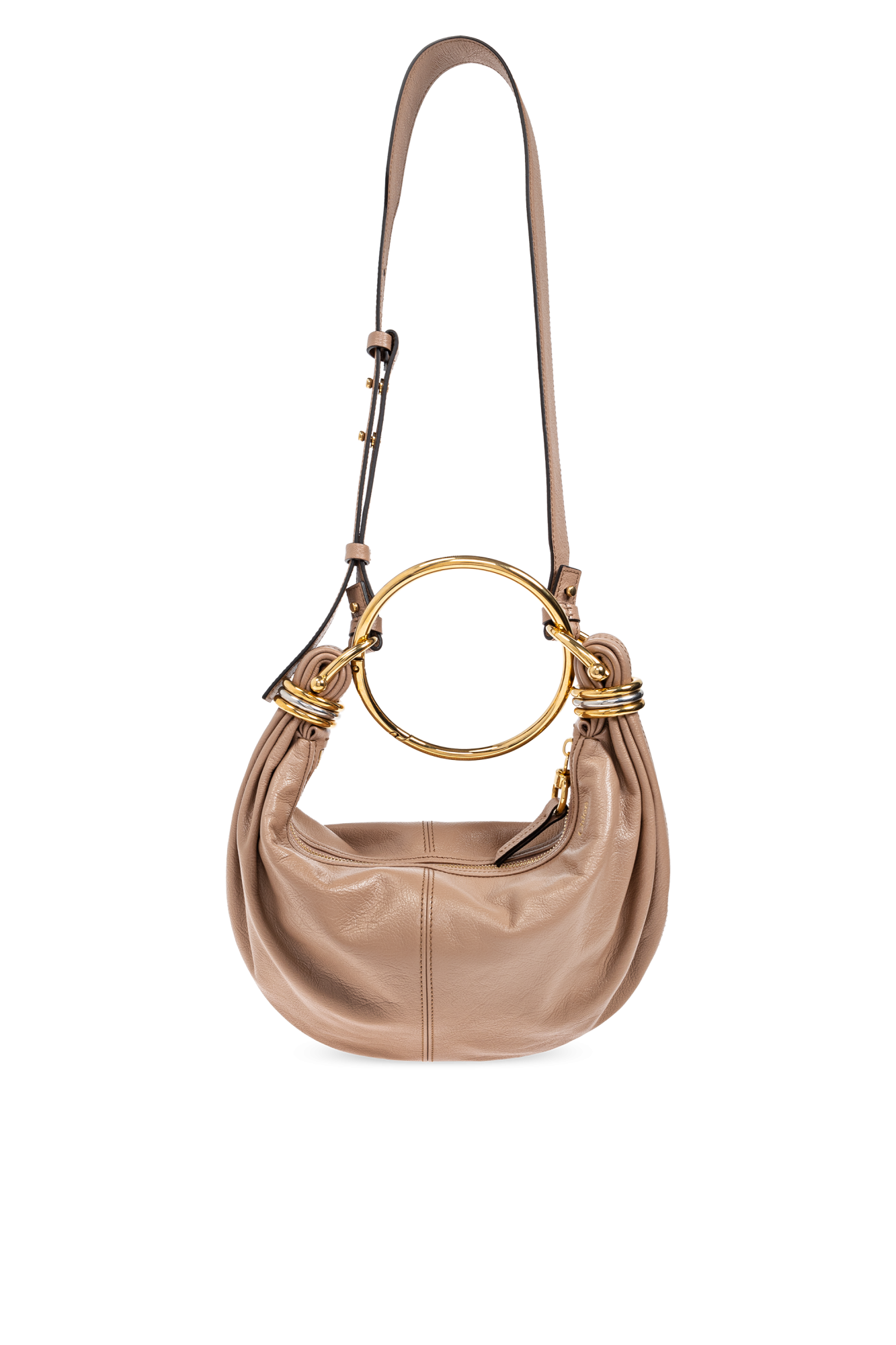 Chloé Torba Do Ręki ’Bracelet Small’, Kobiety, Beżowy
