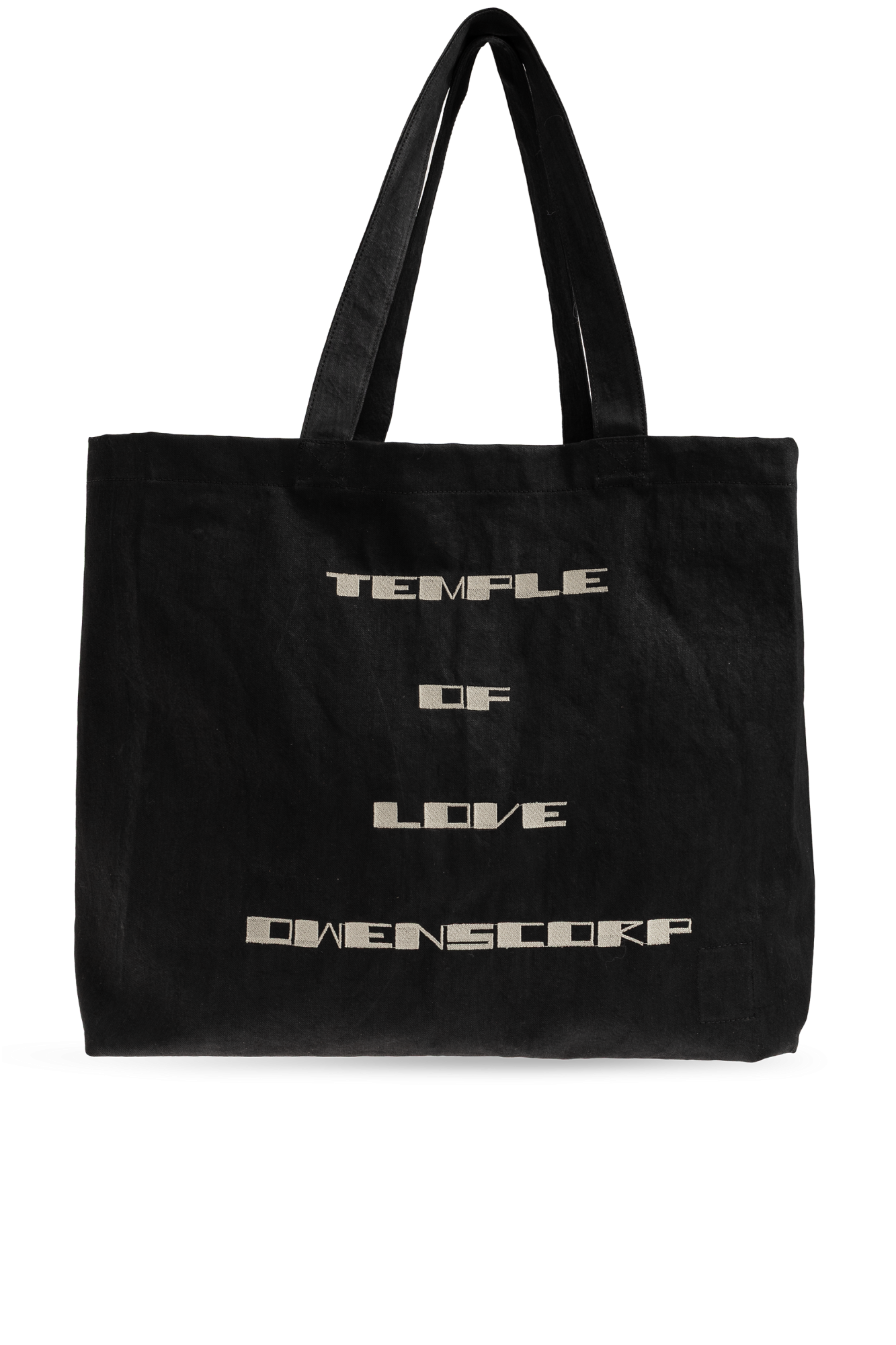 Rick Owens DRKSHDW Torba Typu `shopper`, Unisex, Czarny