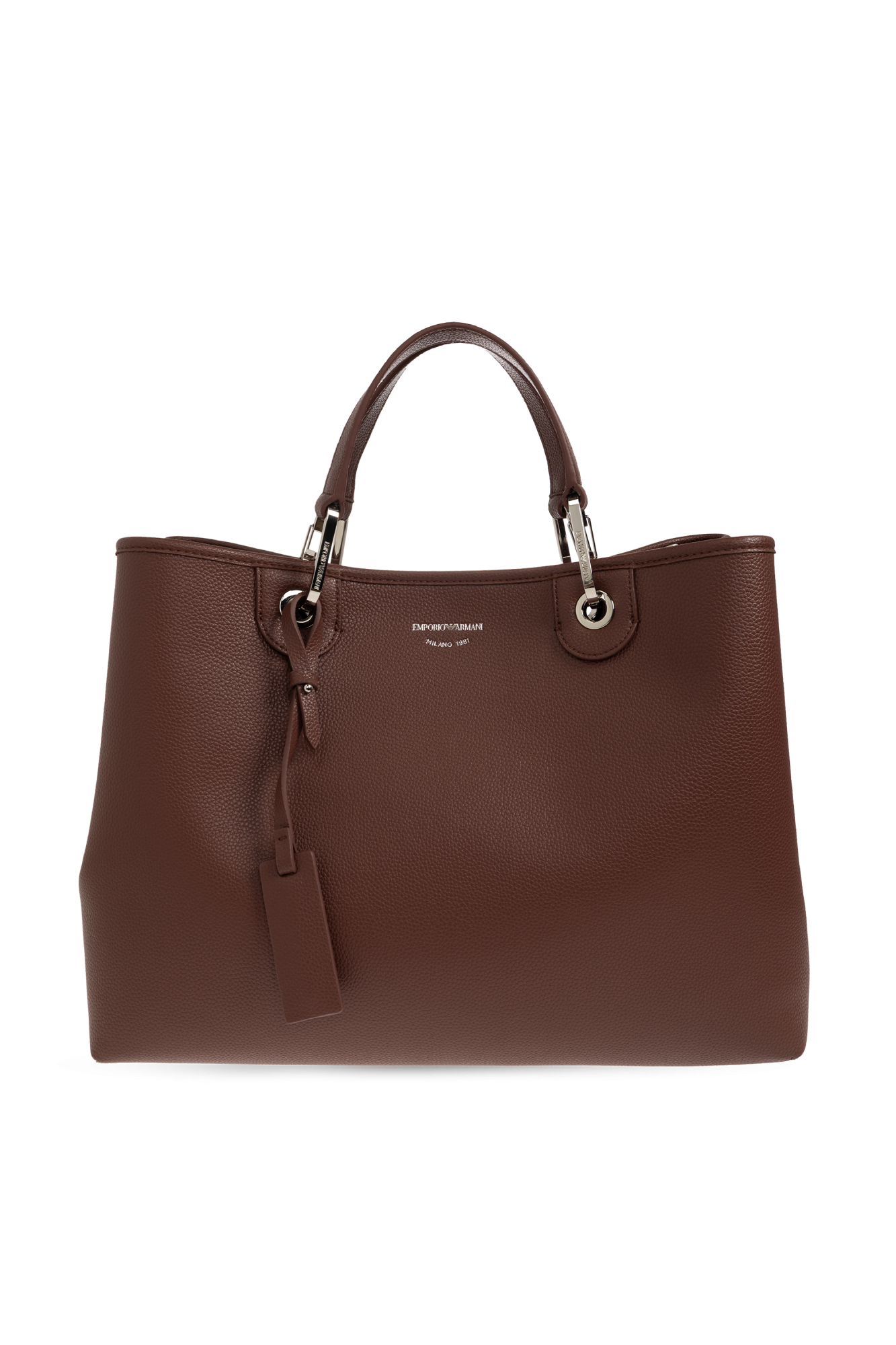 Emporio Armani Torba Z Nadrukowanym Logo, Kobiety, Brązowy