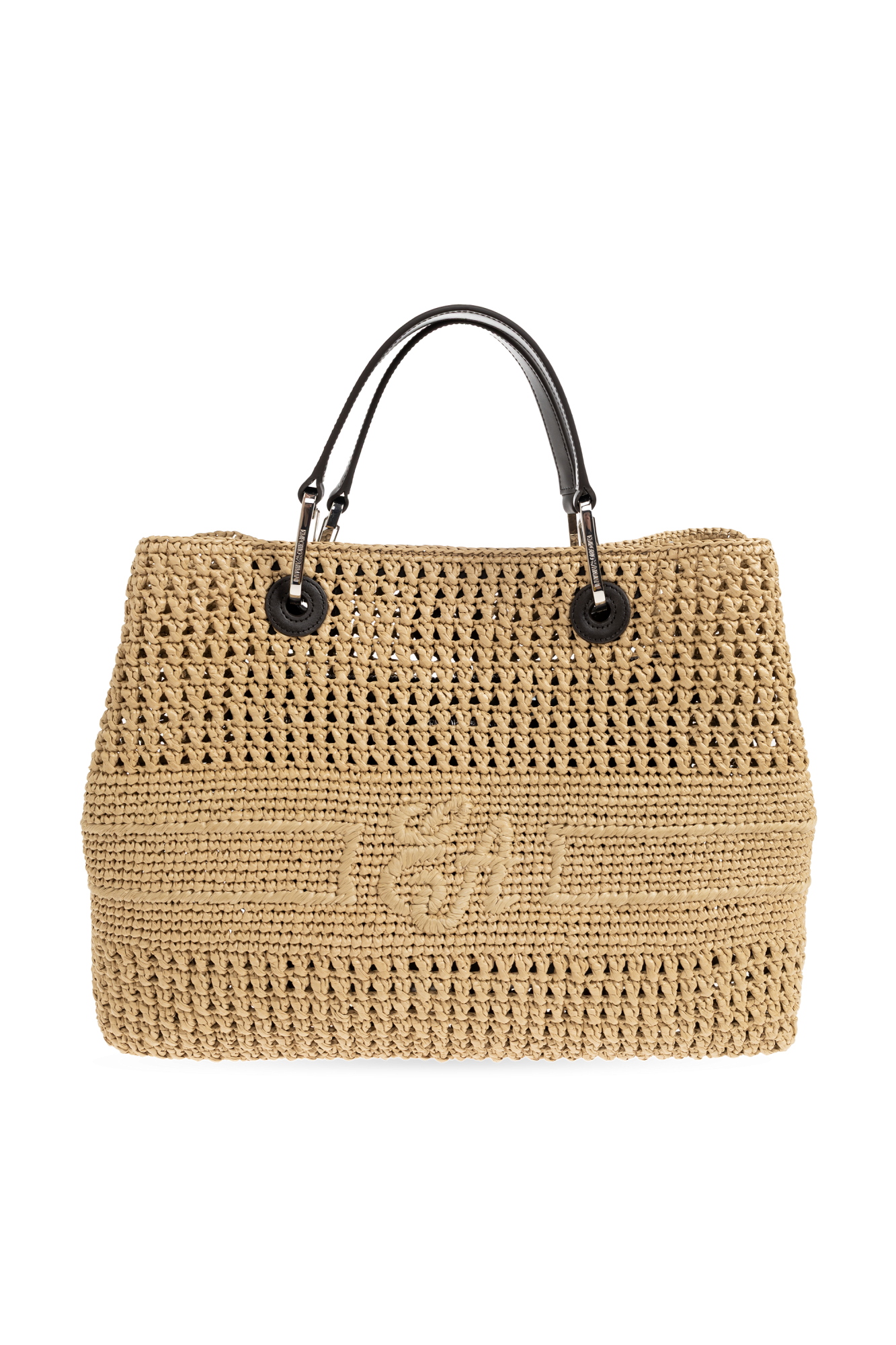 Emporio Armani Torba Z Logo, Kobiety, Beżowy
