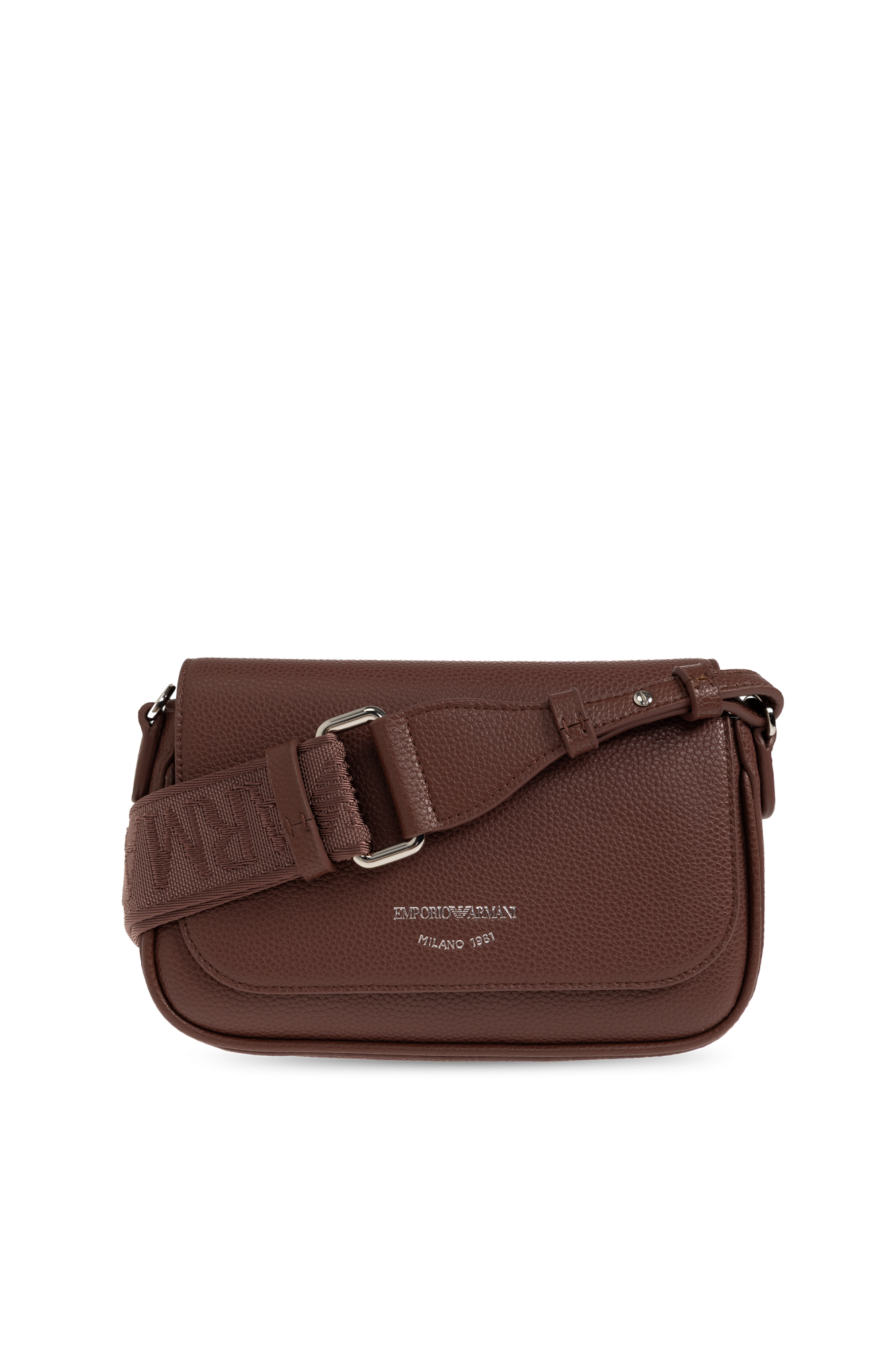 Emporio Armani Torba Z Nadrukowanym Logo, Kobiety, Brązowy