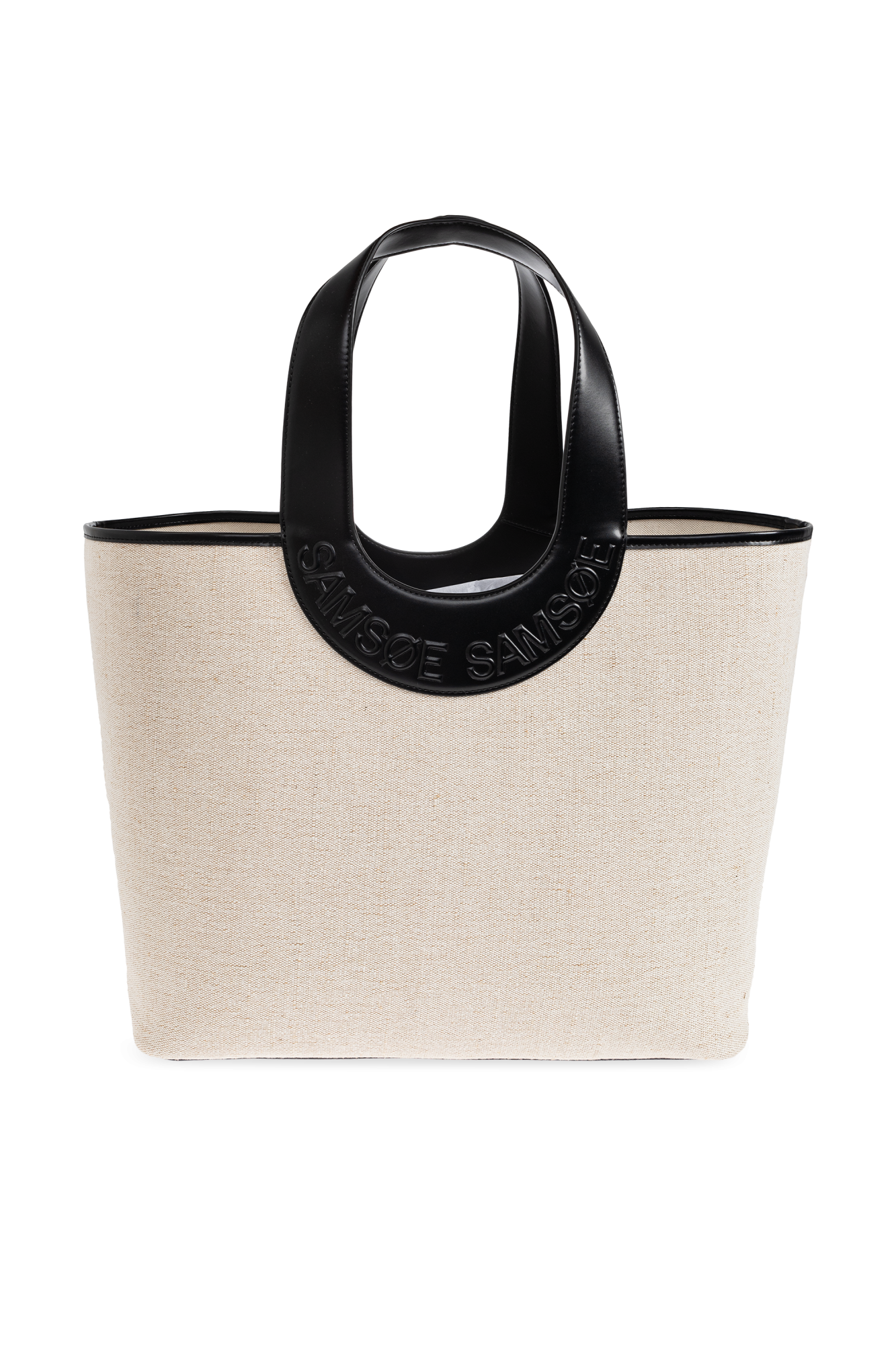 Samsøe Samsøe Torba `Saberta` Typu `shopper`, Kobiety, Kremowy