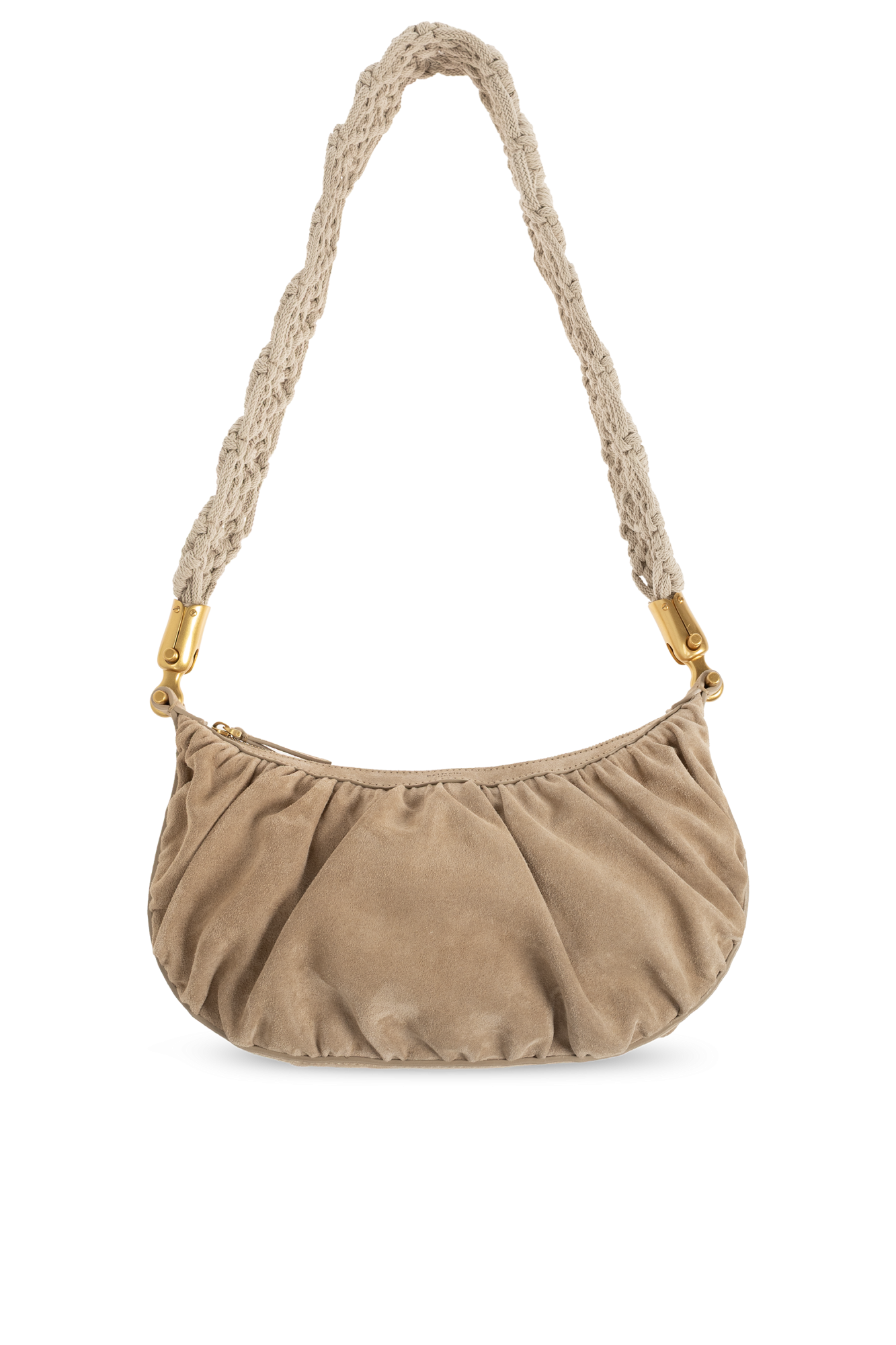 Balmain Torba Na Ramię `Ebane`, Kobiety, Beżowy