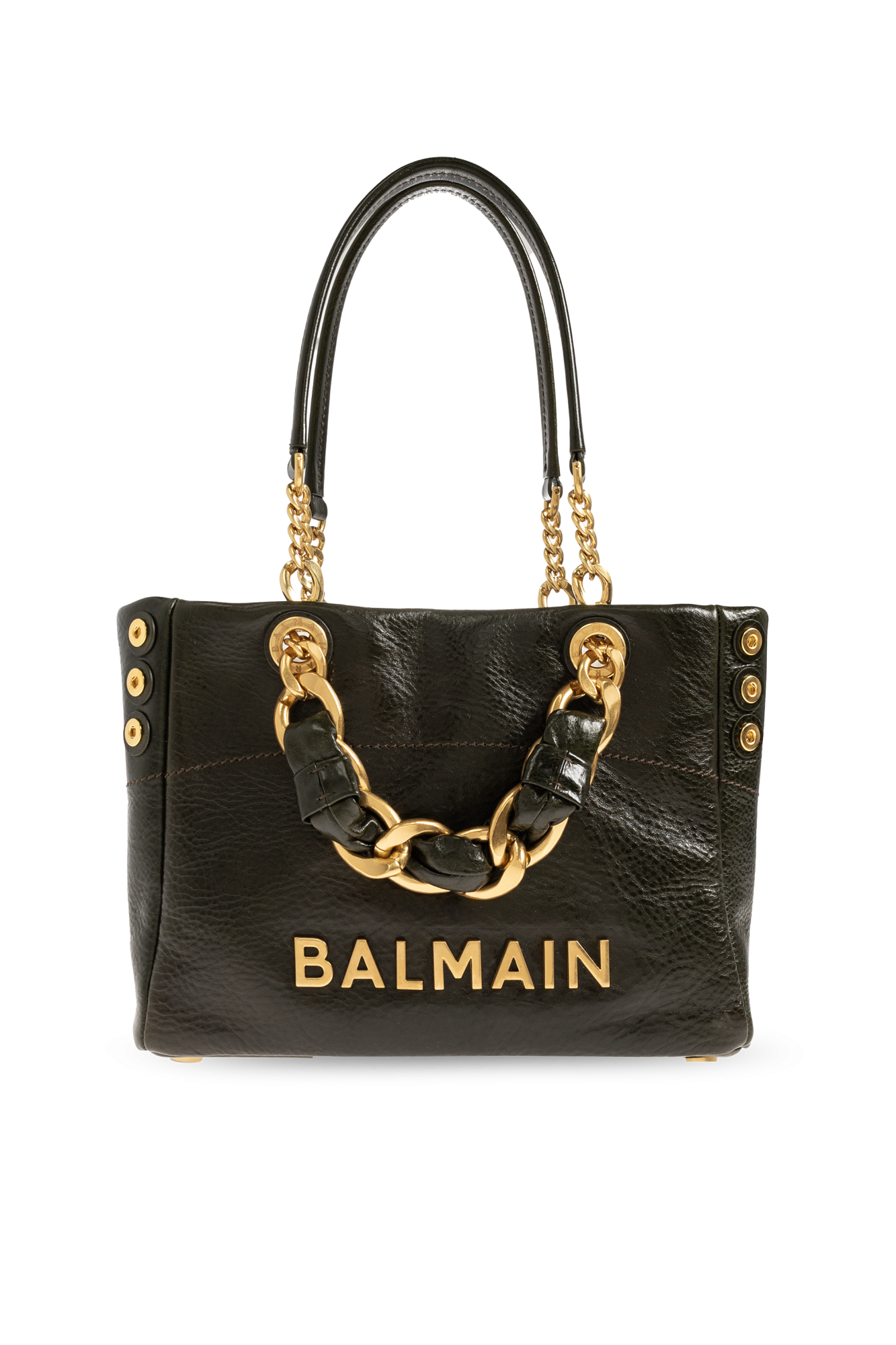 Balmain Torba Do Ręki `1945 Soft Small`, Kobiety, Zielony