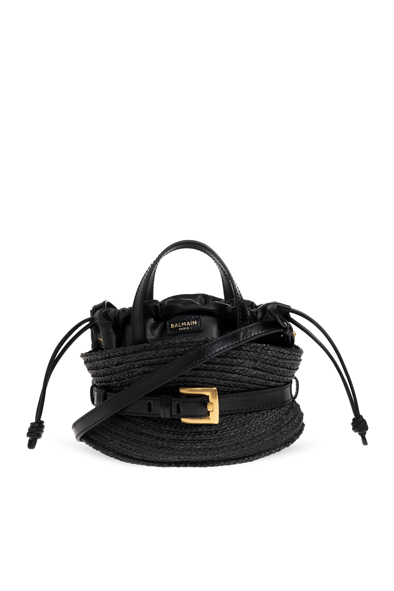 Balmain Torba Do Ręki `Shuffle Mini`, Kobiety, Czarny